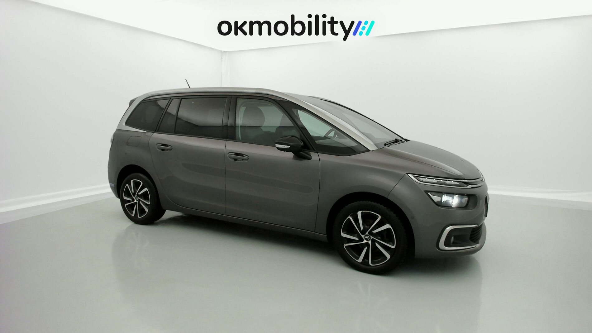 citroen c4 grand spacetourer shine pack 1.5 BLUEHDI 130 EAT 2021 platinum-grau 2