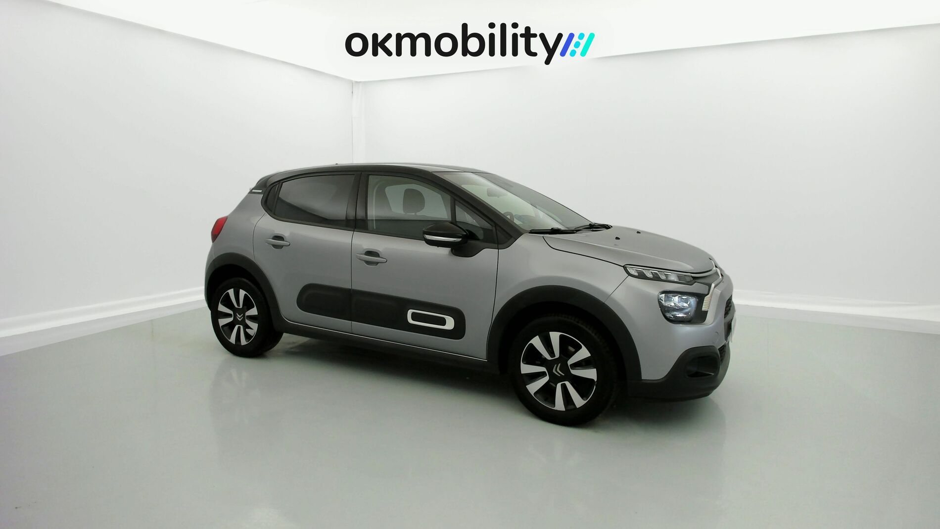 citroen c3 origin max 1.2 PURETECH 83 2024 gris acero / negro 2