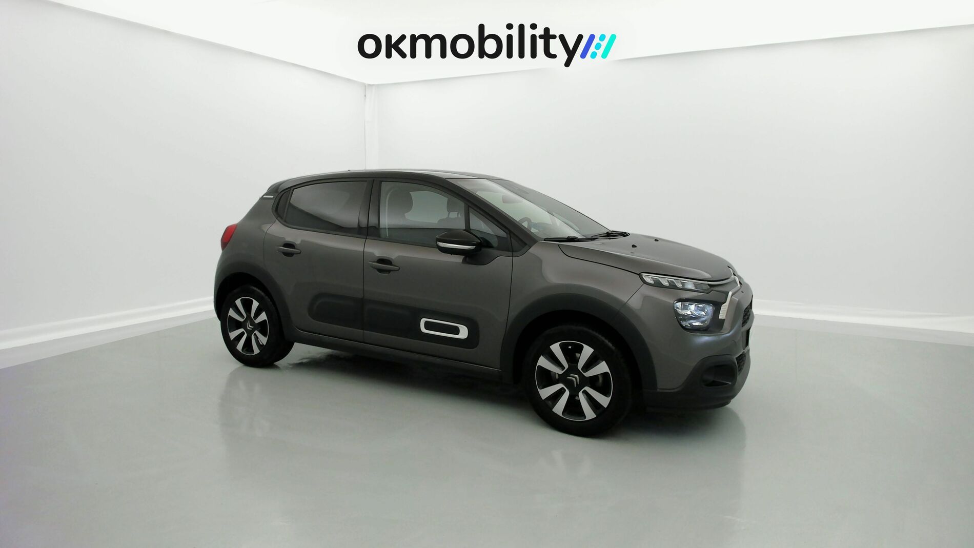 citroen c3 origin max 1.2 PURETECH 83 2024 gris platino / negro 2