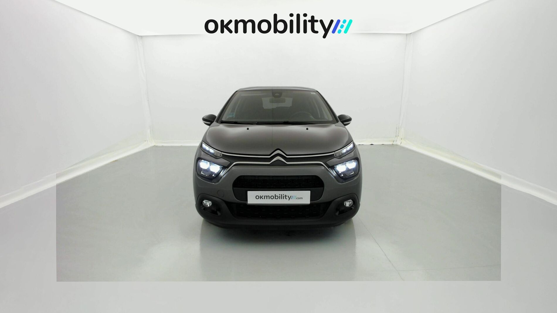 citroen c3 origin max 1.2 PURETECH 83 2024 gris platino / negro 4