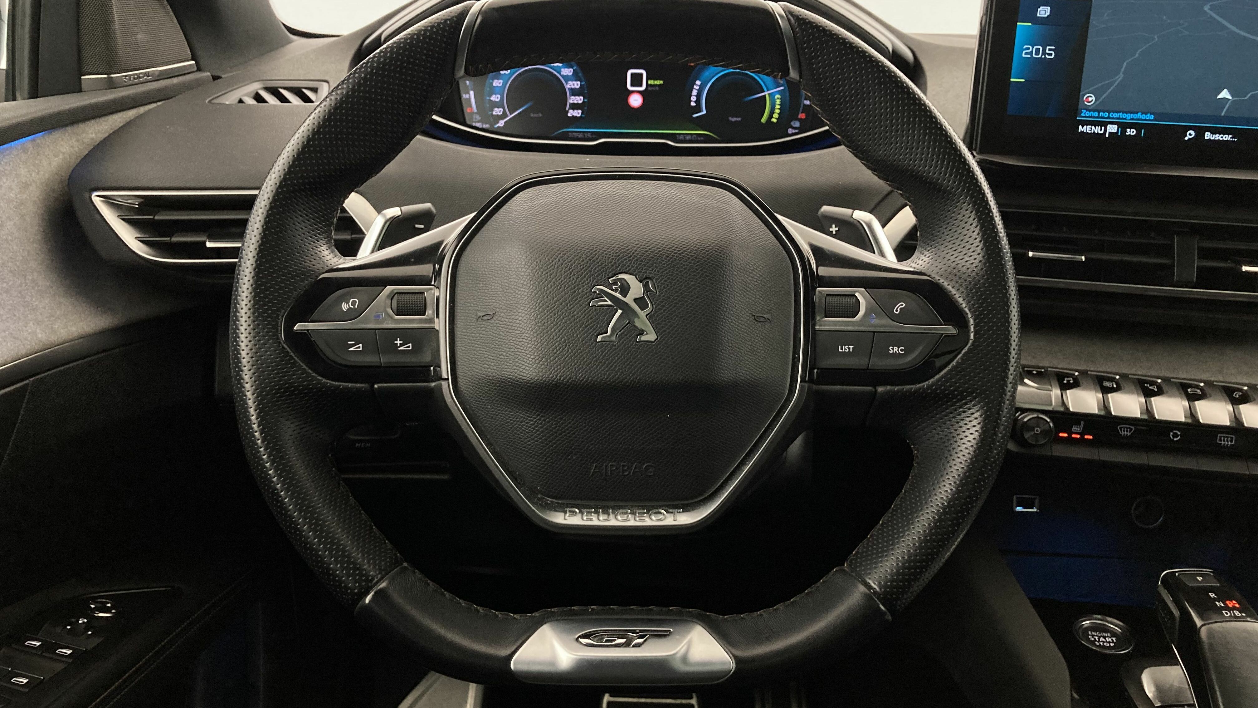 peugeot 3008 gt pack 1.6 HYBRID 300 EAT PHEV 2022 gris artense / negro 17