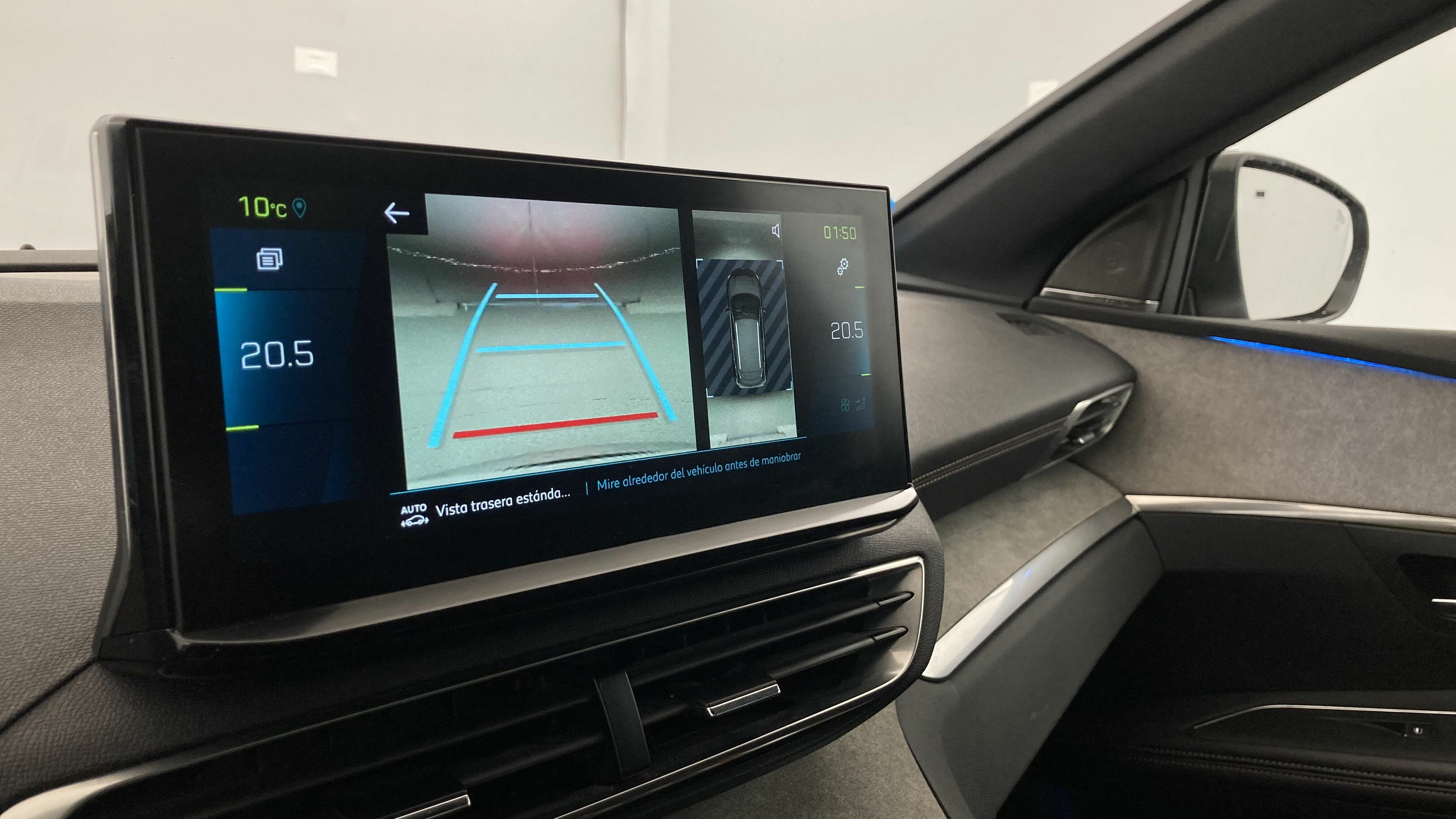 peugeot 3008 gt pack 1.6 HYBRID 300 EAT PHEV 2022 gris artense / negro 19