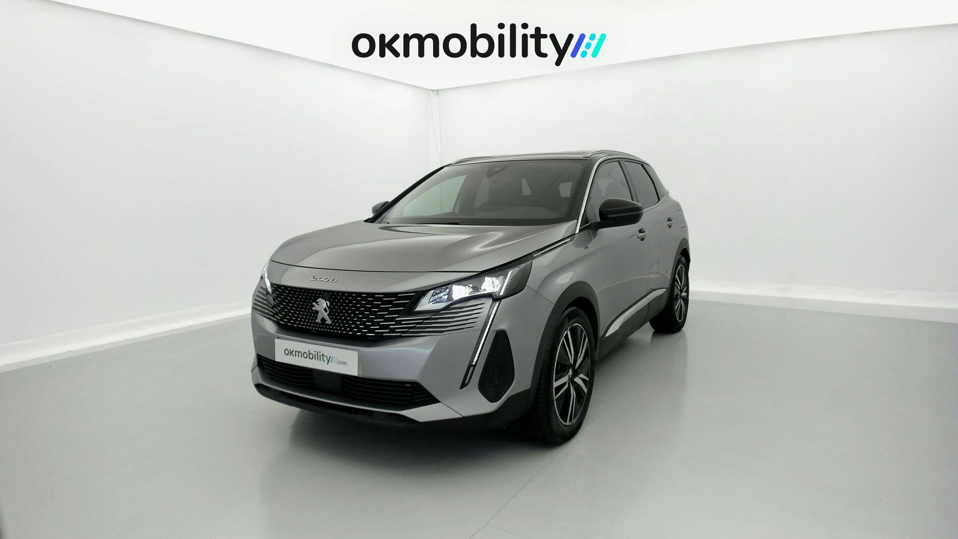 peugeot 3008 gt pack 1.6 HYBRID 300 EAT PHEV 2022 gris artense / negro 1