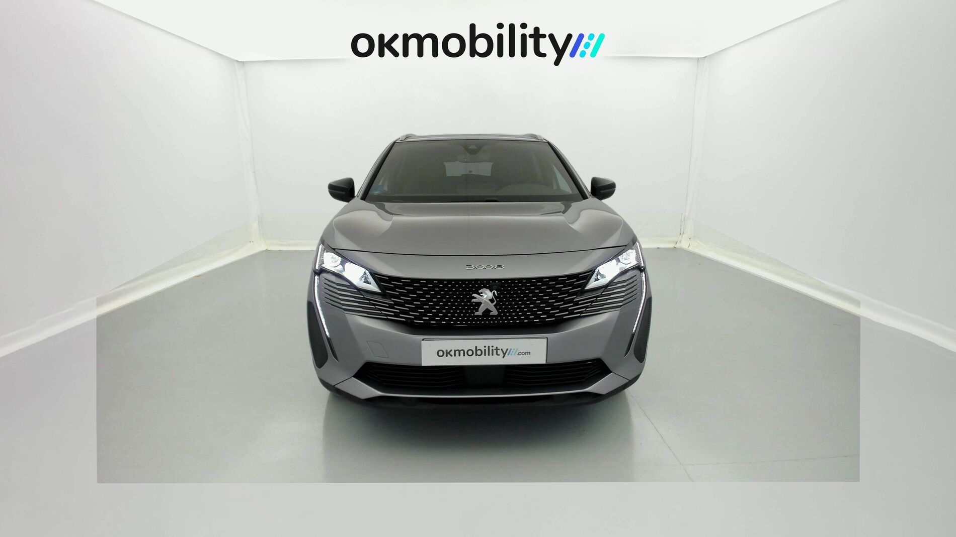 peugeot 3008 gt pack 1.6 HYBRID 300 EAT PHEV 2022 gris artense / negro 4