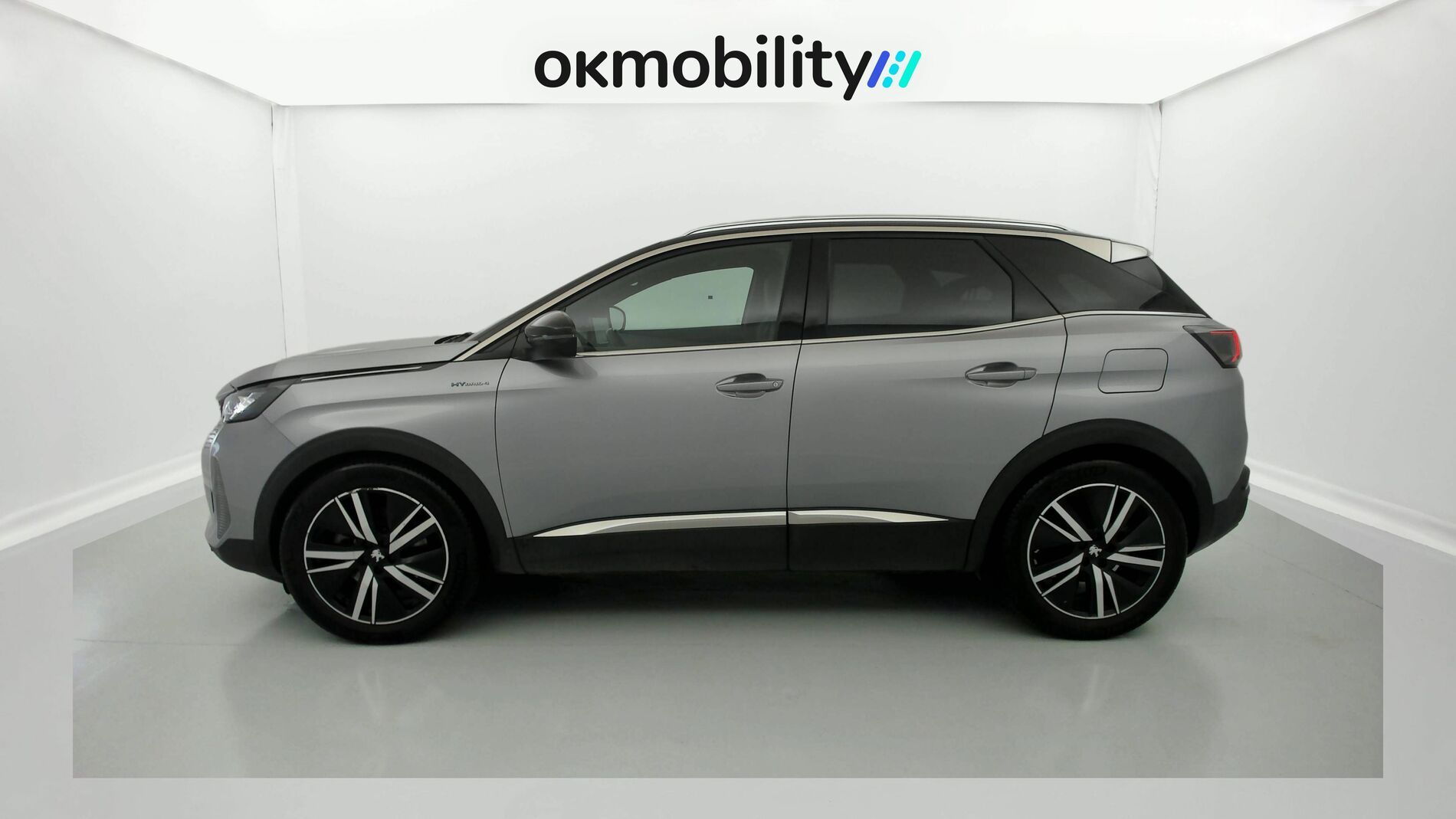 peugeot 3008 gt pack 1.6 HYBRID 300 EAT PHEV 2022 gris artense / negro 7