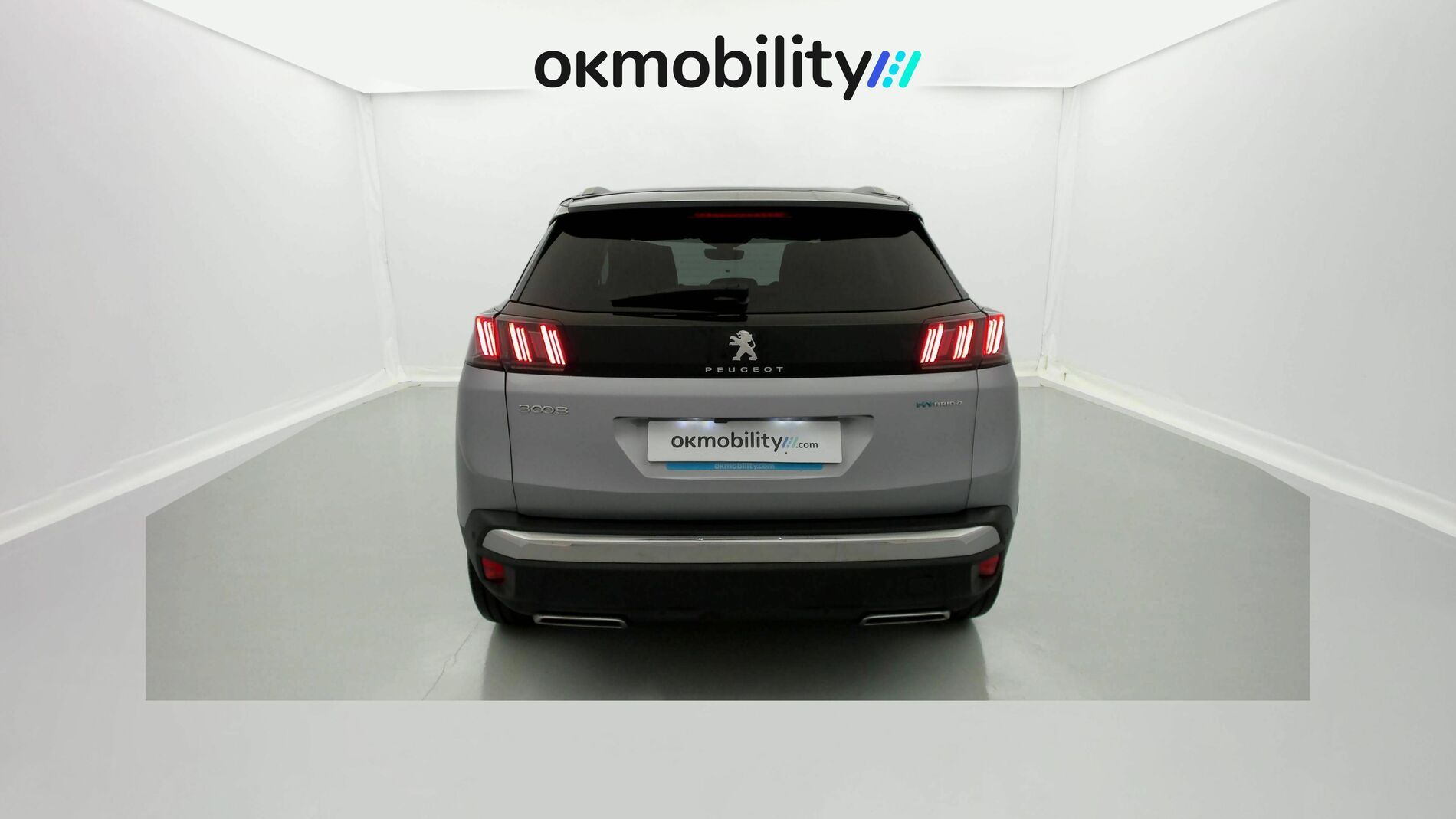 peugeot 3008 gt pack 1.6 HYBRID 300 EAT PHEV 2022 gris artense / negro 10