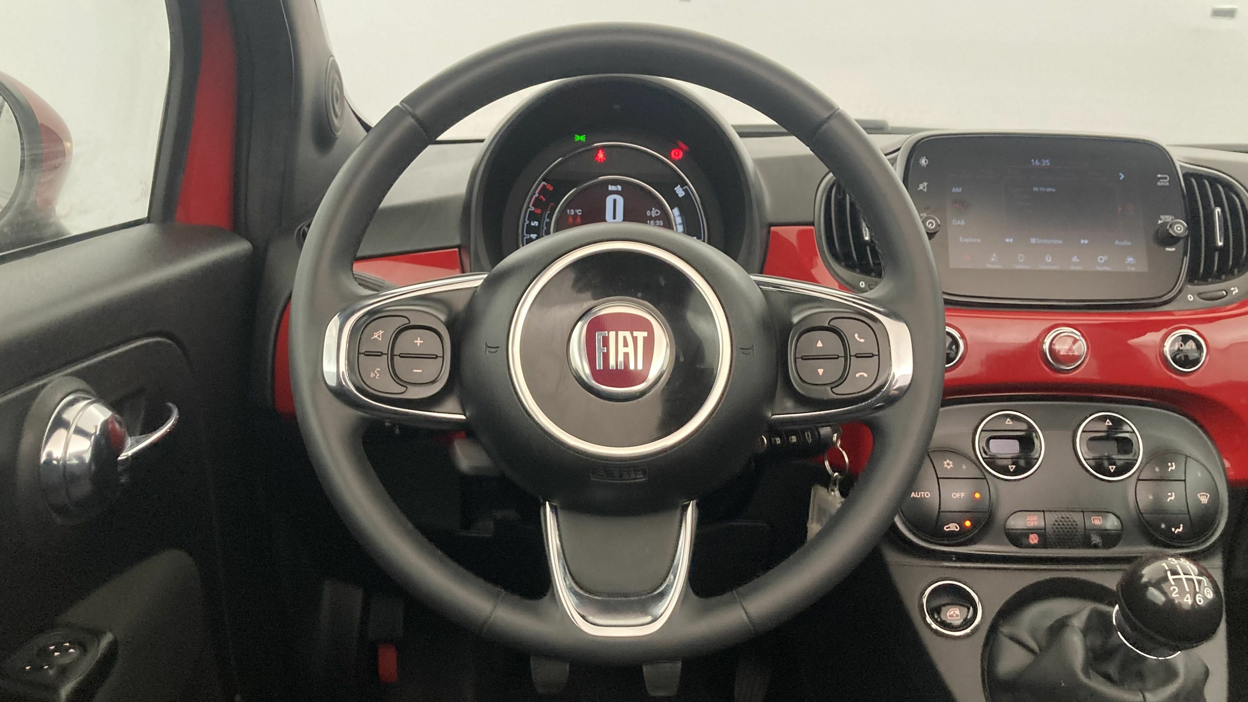 fiat 500c dolcevita 1.0 HYBRID 70 MHEV 2024 rosso corsa 16