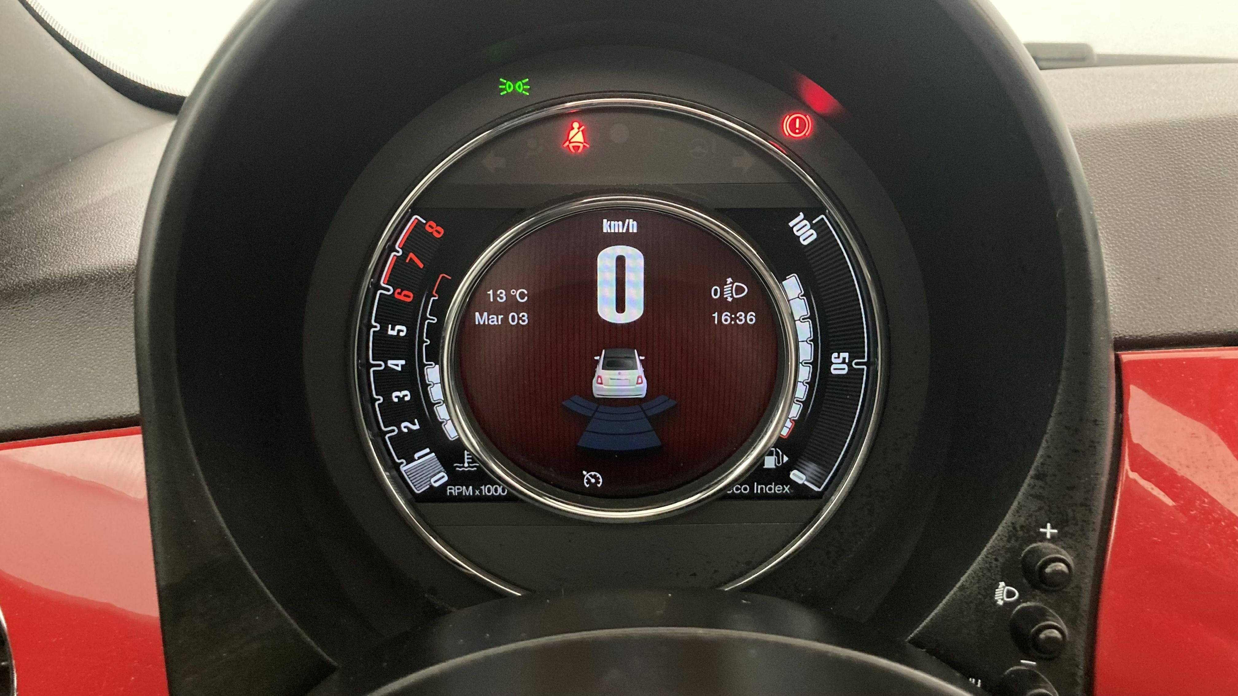 fiat 500c dolcevita 1.0 HYBRID 70 MHEV 2024 rosso corsa 17