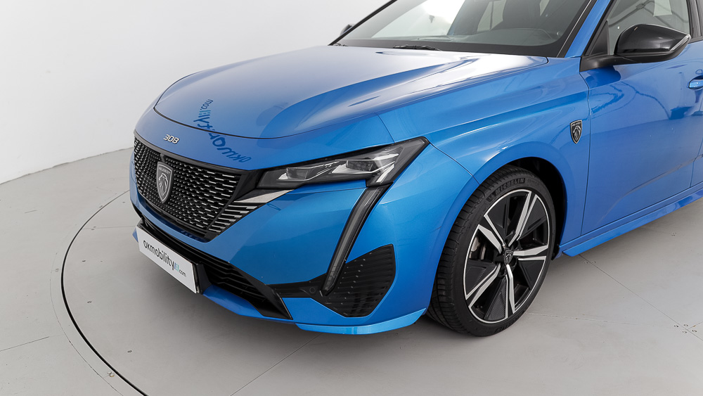 peugeot 308 gt 1.5 BLUEHDI 130 EAT 2021 azul vrtigo 29