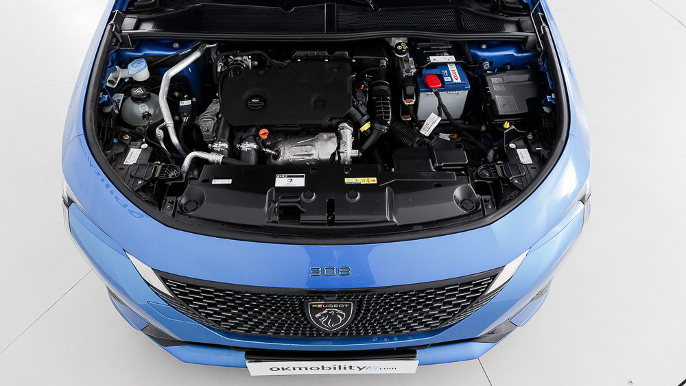 peugeot 308 gt 1.5 BLUEHDI 130 EAT 2021 azul vrtigo 33