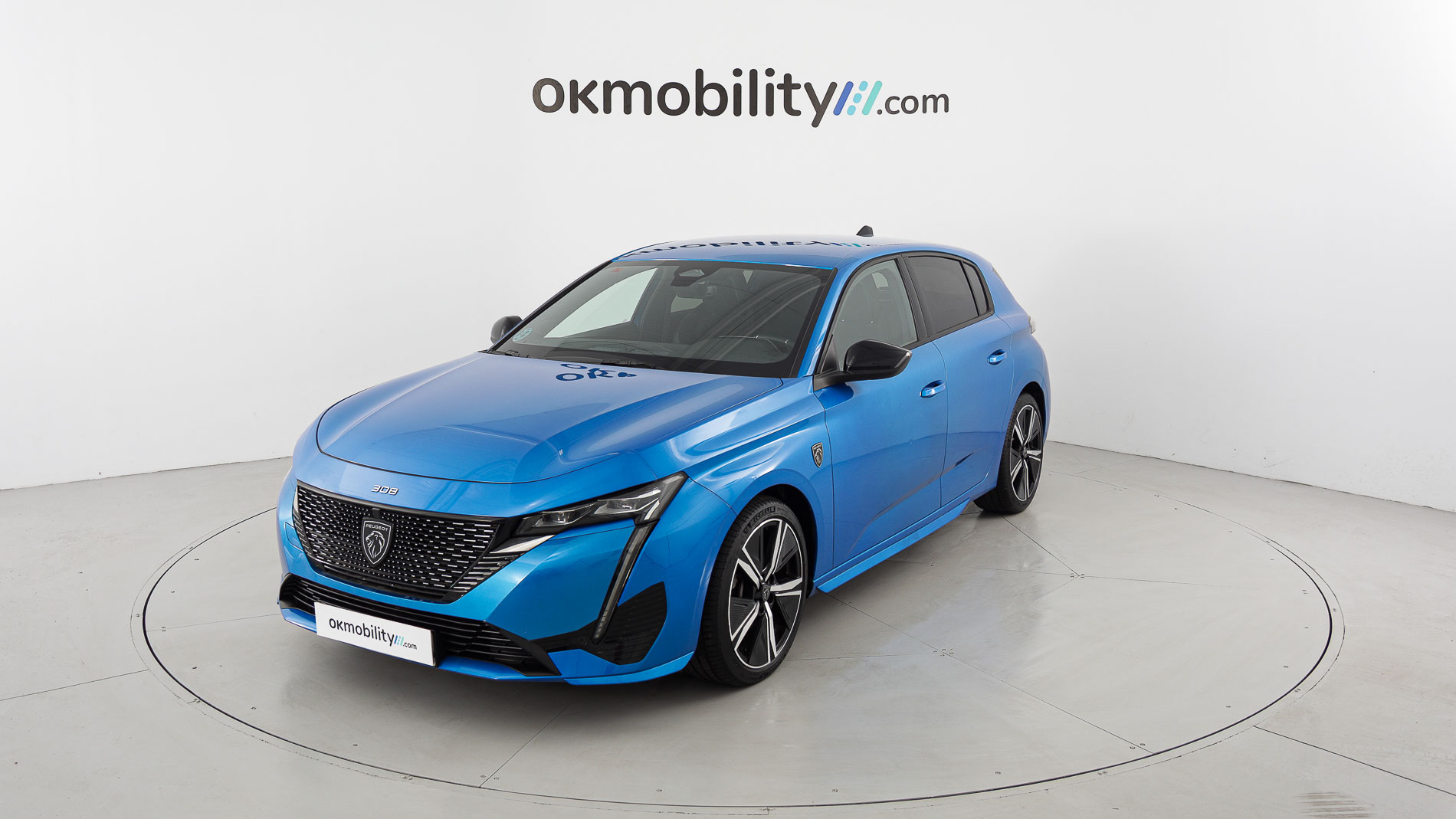 peugeot 308 gt 1.5 BLUEHDI 130 EAT 2021 azul vrtigo 1