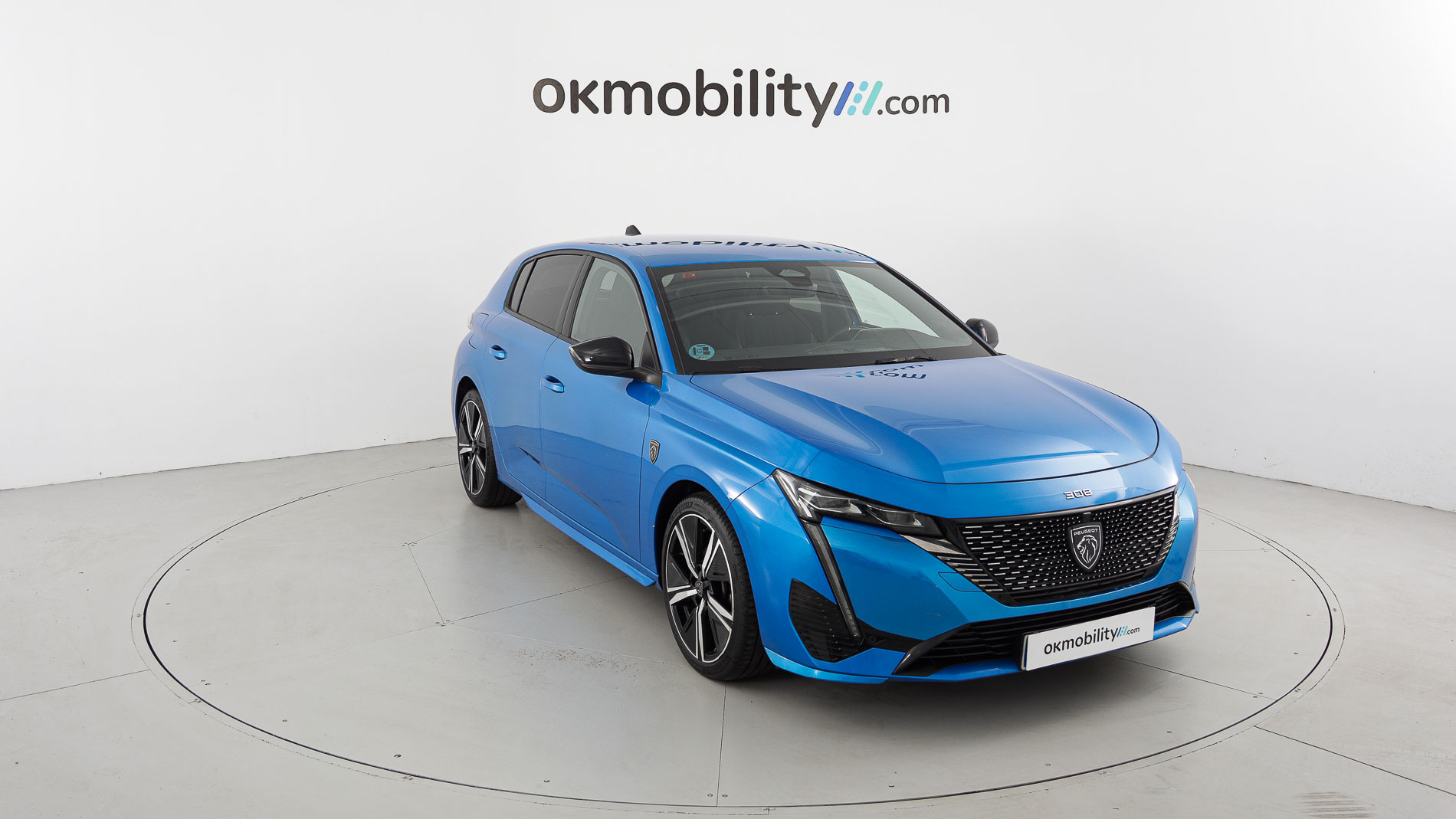 peugeot 308 gt 1.5 BLUEHDI 130 EAT 2021 azul vrtigo 3