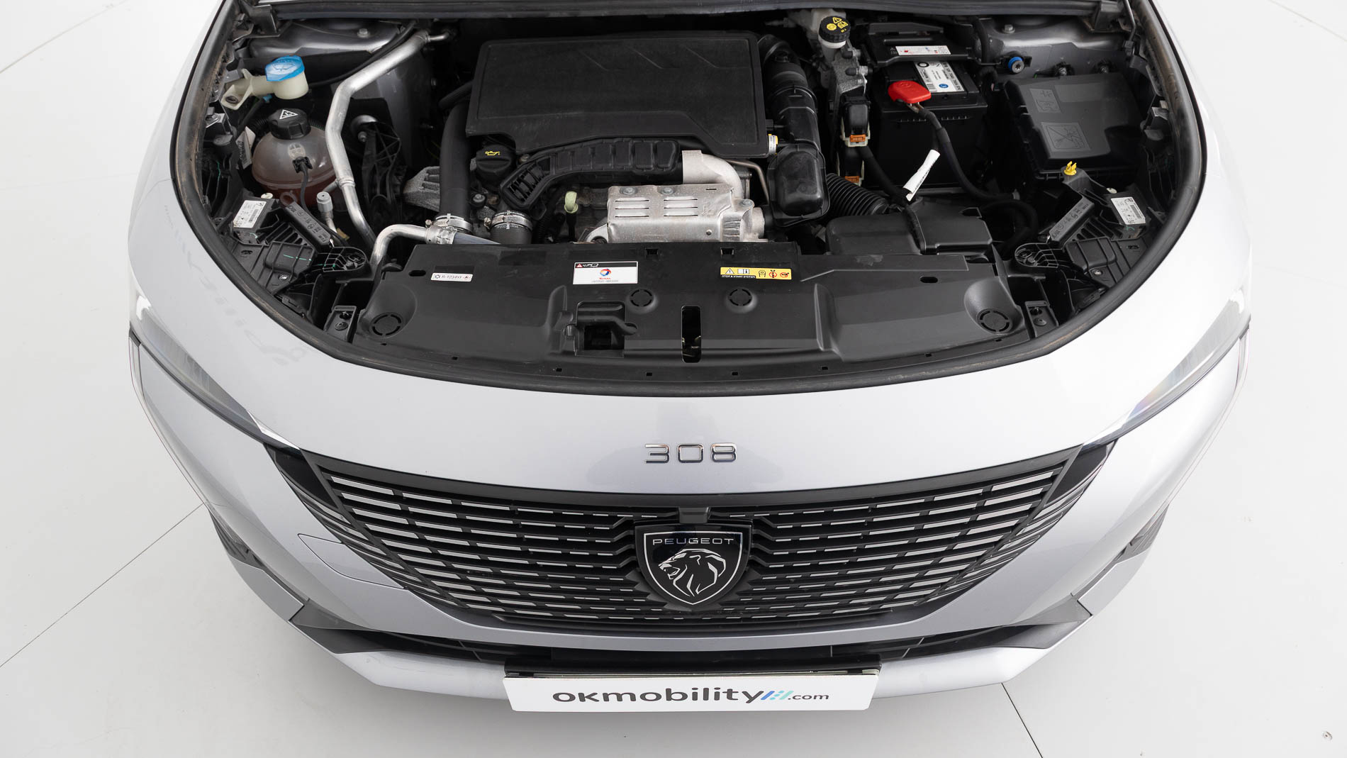 peugeot 308 allure 1.2 PURETECH 130 EAT 2023 gris artense 33