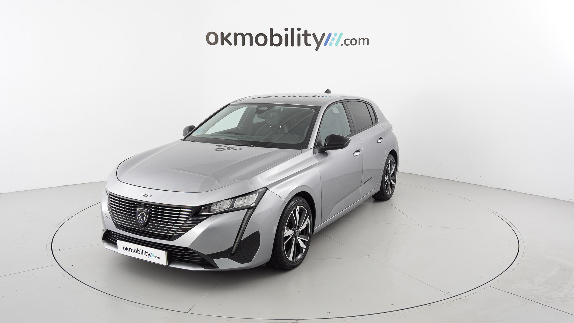 peugeot 308 allure 1.2 PURETECH 130 EAT 2023 gris artense 1