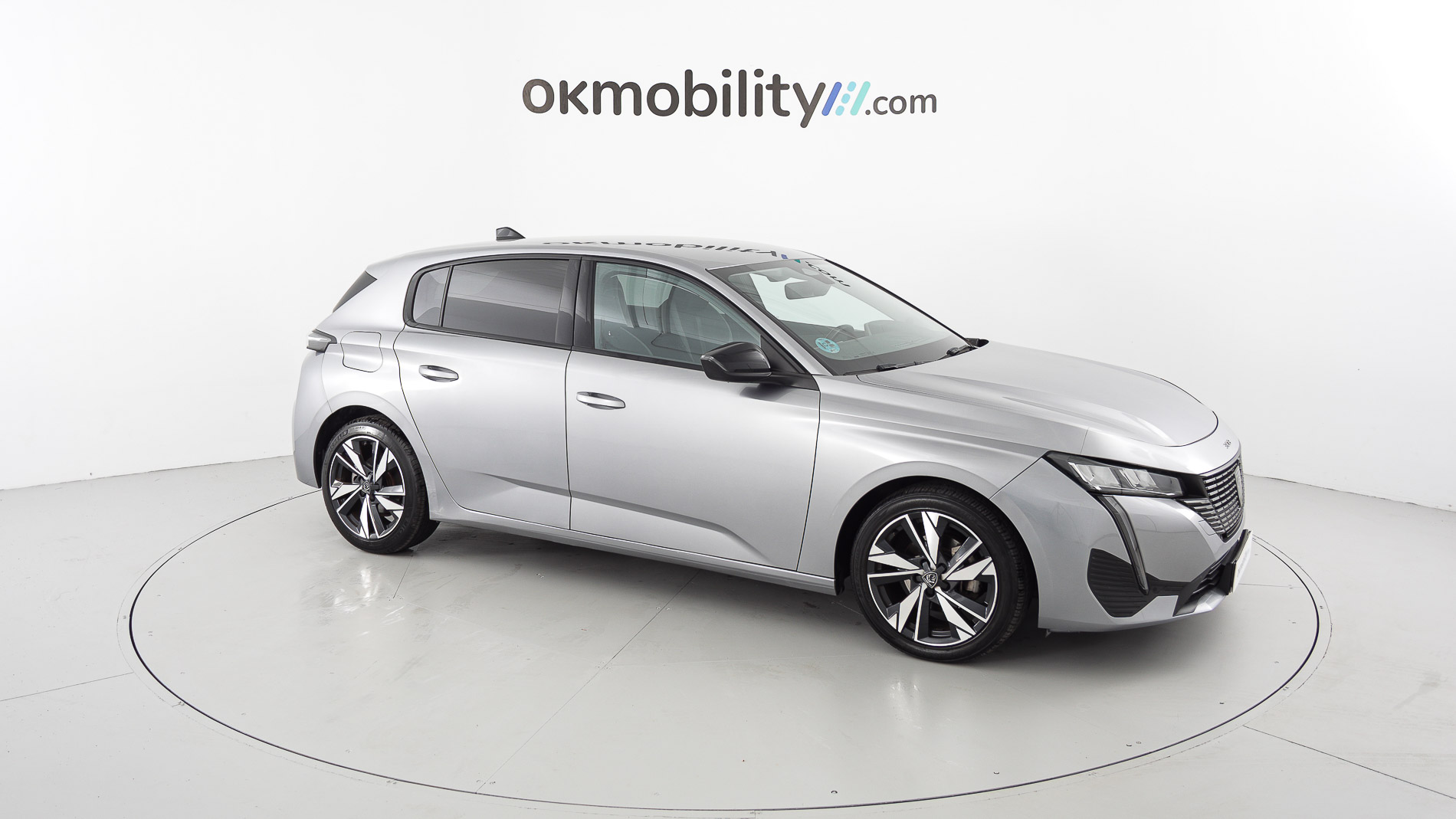 peugeot 308 allure 1.2 PURETECH 130 EAT 2023 gris artense 2