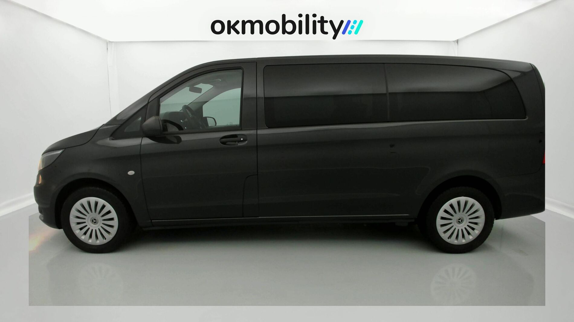 mercedes benz vito combi pro largo 114 CDI 136 G-TRONIC 2022 gris pintura metalizada 7
