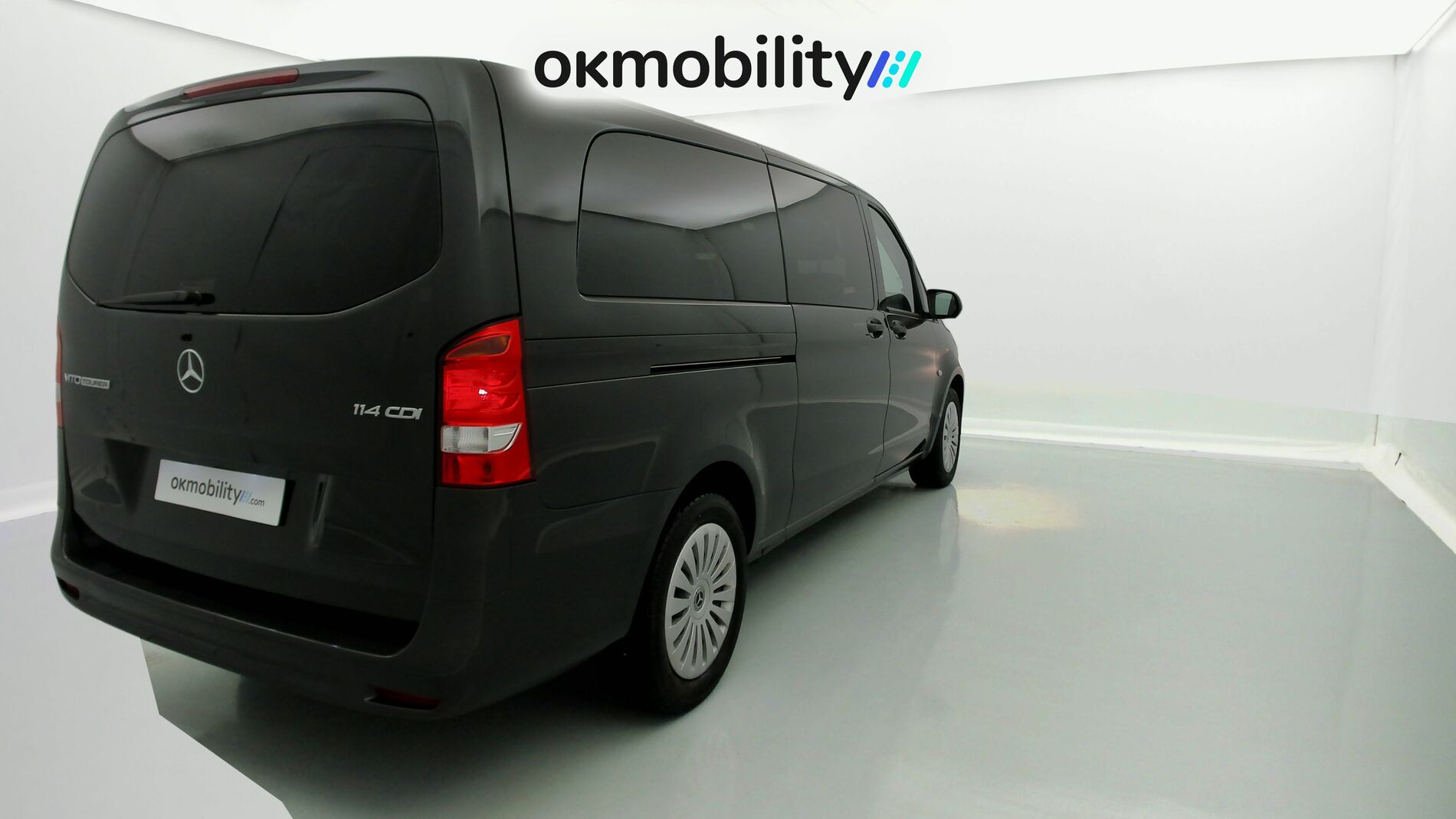 mercedes benz vito combi pro largo 114 CDI 136 G-TRONIC 2022 gris pintura metalizada 11