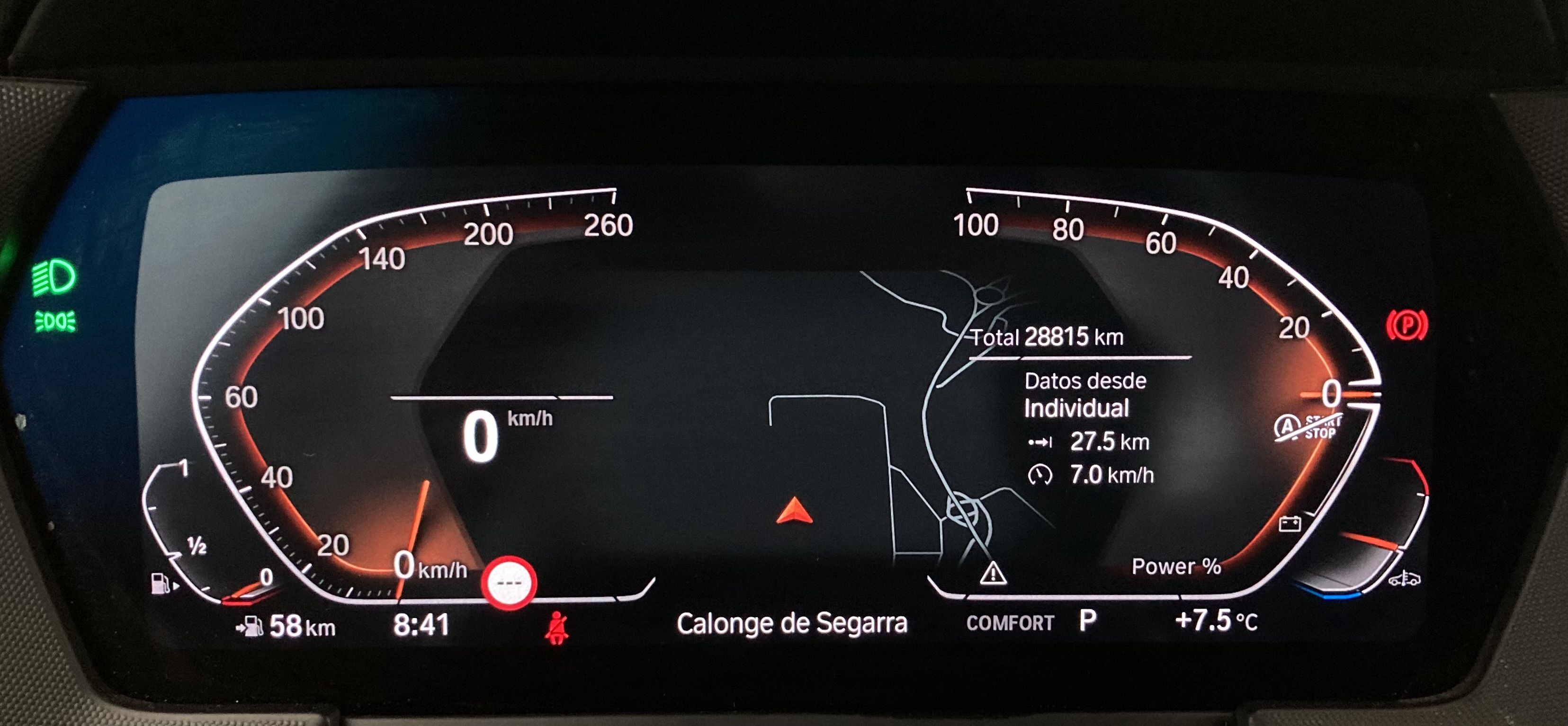 bmw serie 1 m sport colorvision 118I 136 STEPTRONIC 2024 skyscraper grau 15