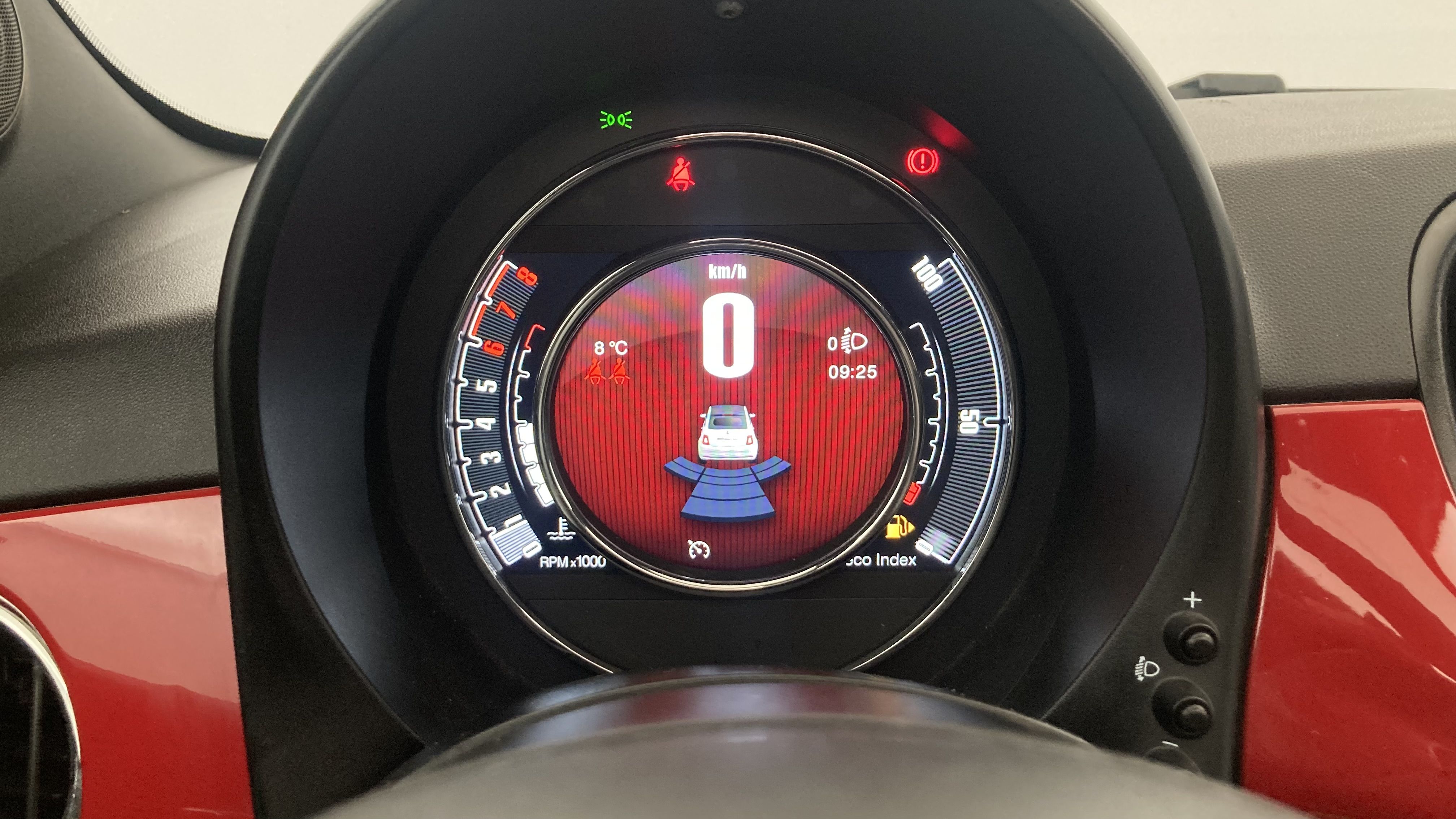 fiat 500c dolcevita 1.0 HYBRID 70 MHEV 2024 rosso corsa 13