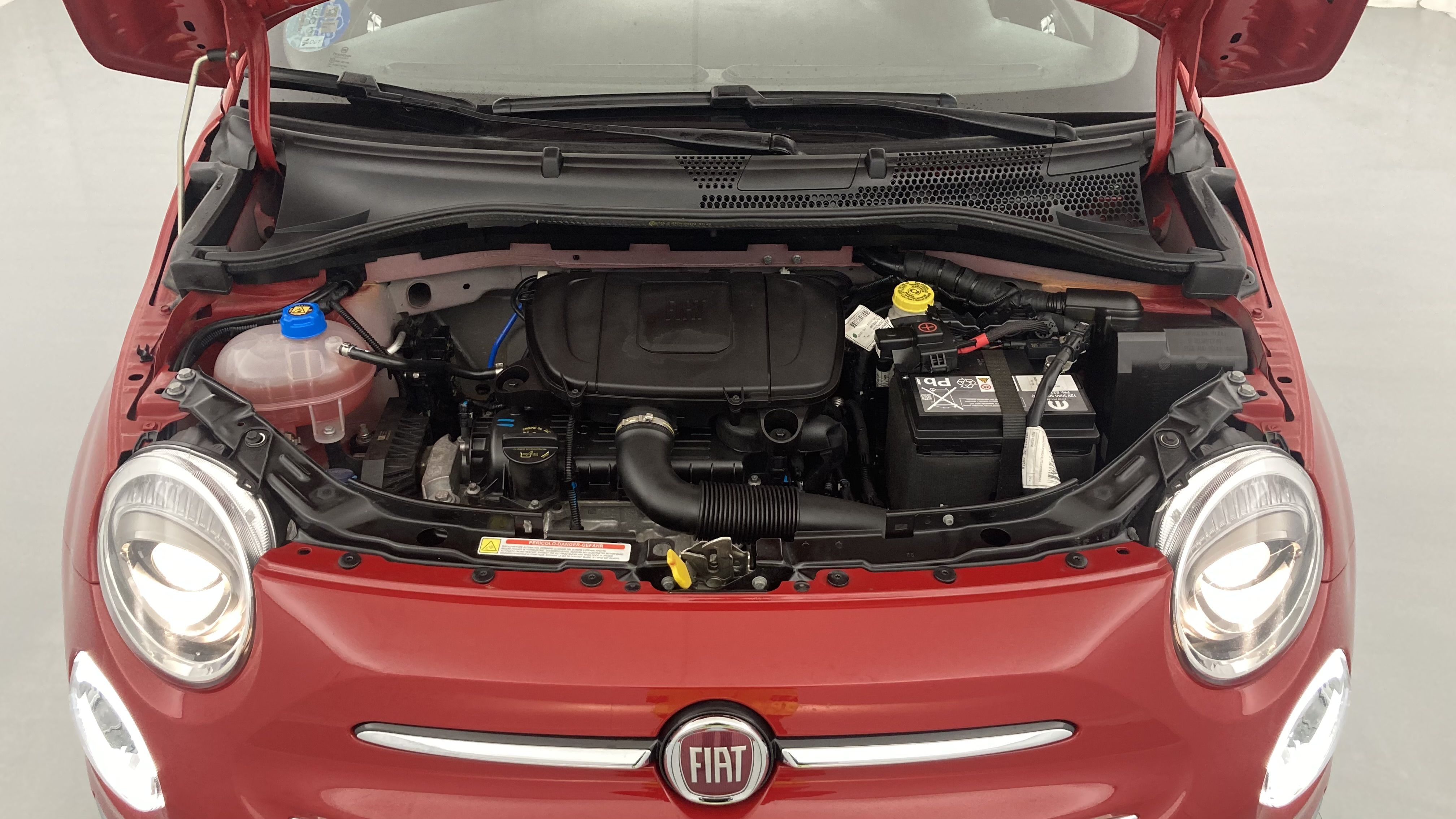 fiat 500c dolcevita 1.0 HYBRID 70 MHEV 2024 rosso corsa 23