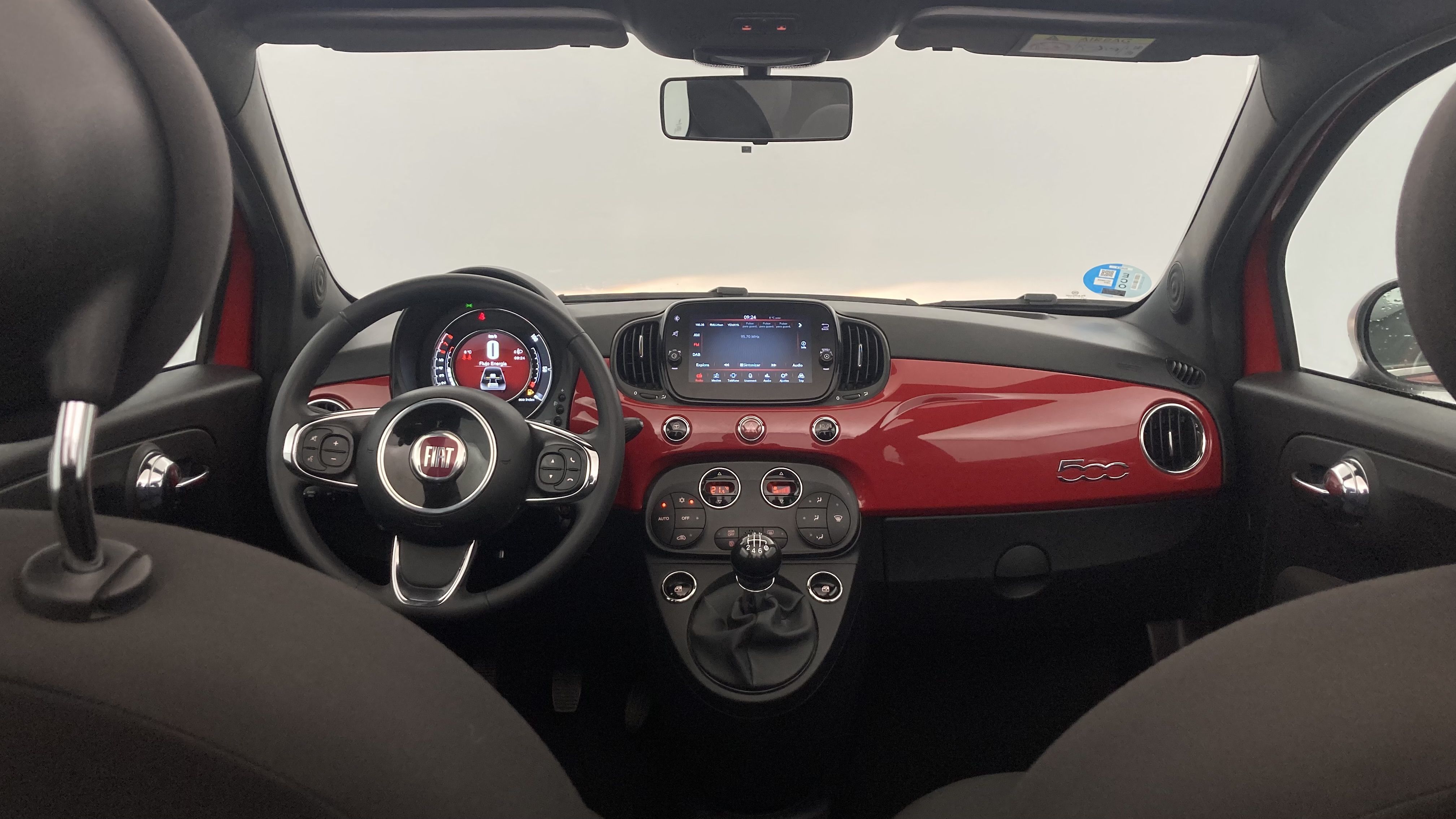 fiat 500c dolcevita 1.0 HYBRID 70 MHEV 2024 rosso corsa 35