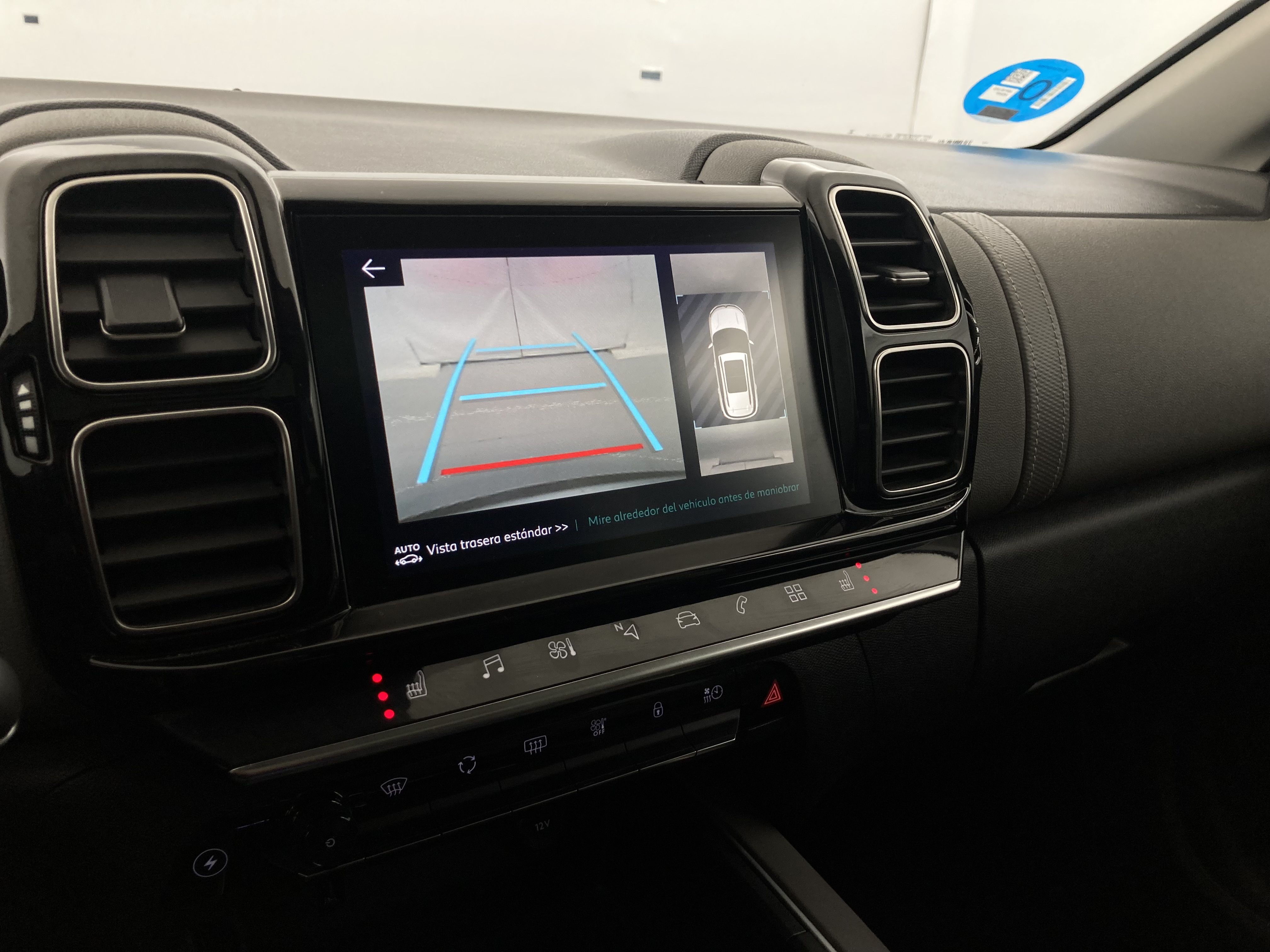 citroen c5 aircross shine 1.6 PURETECH HYBRID 225 E-EAT 2022 gris acier / negro 28