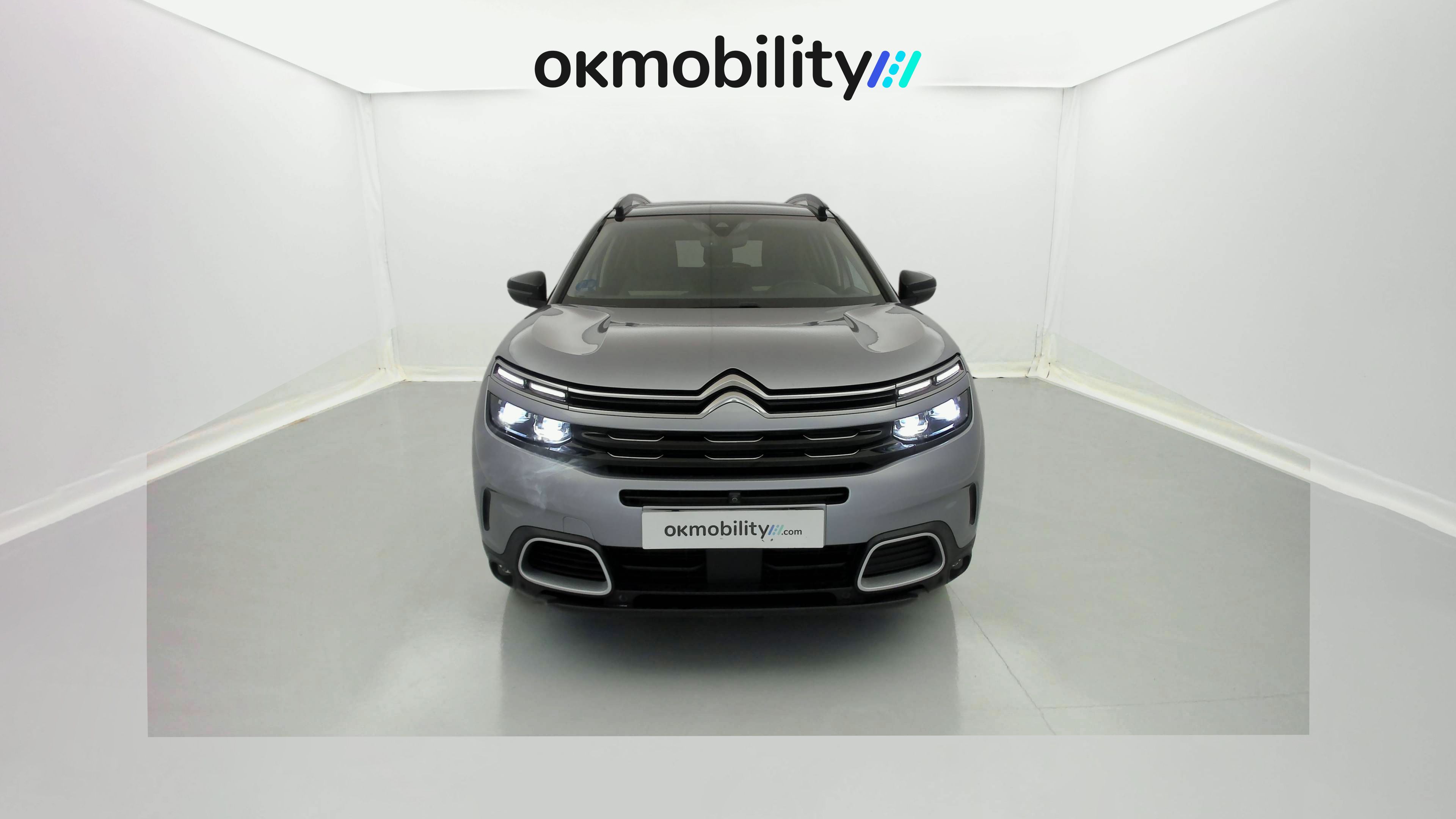 citroen c5 aircross shine 1.6 PURETECH HYBRID 225 E-EAT 2022 gris acier / negro 1