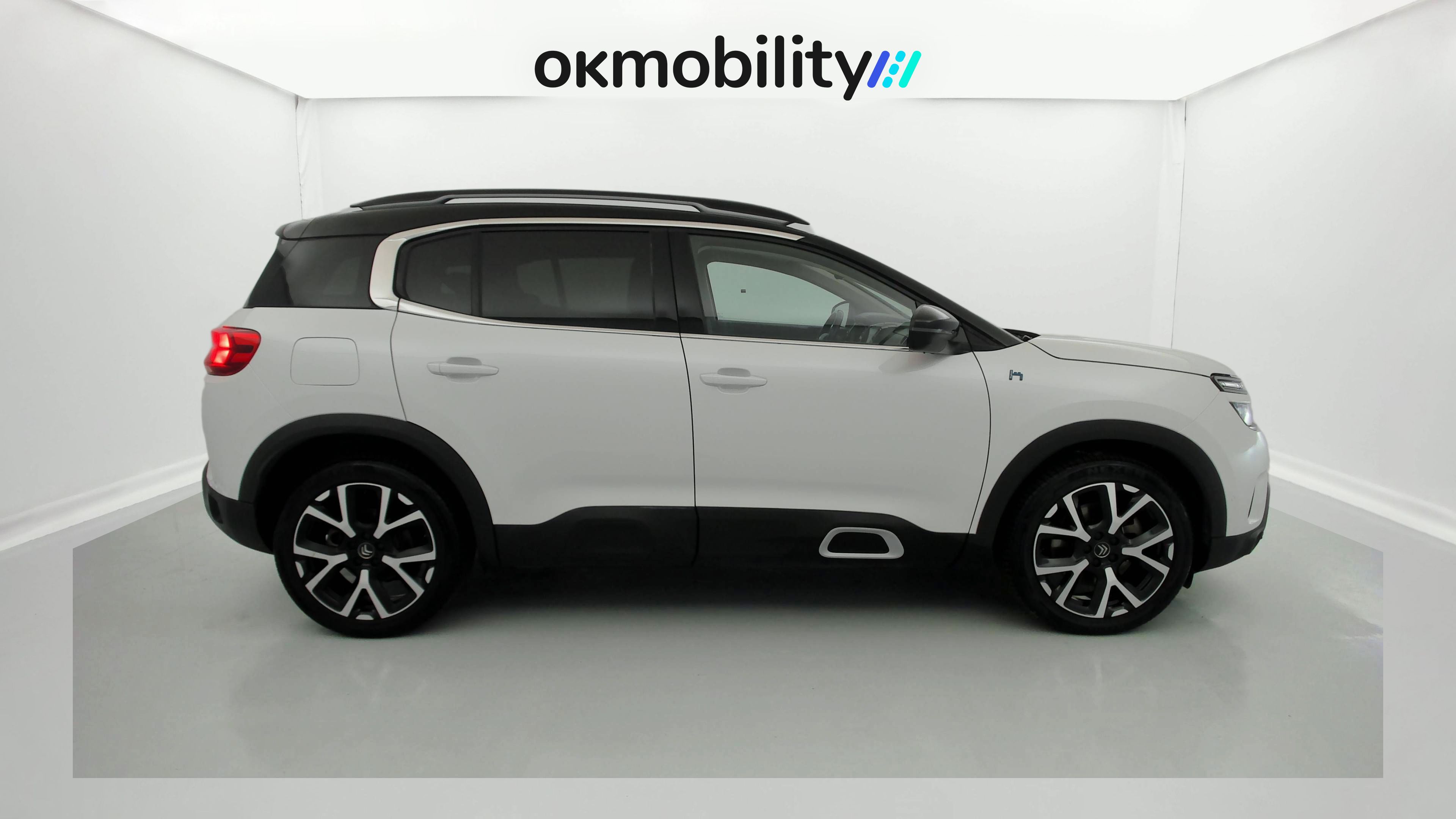 citroen c5 aircross shine 1.6 PURETECH HYBRID 225 E-EAT 2022 blanco nacarado / negro 2