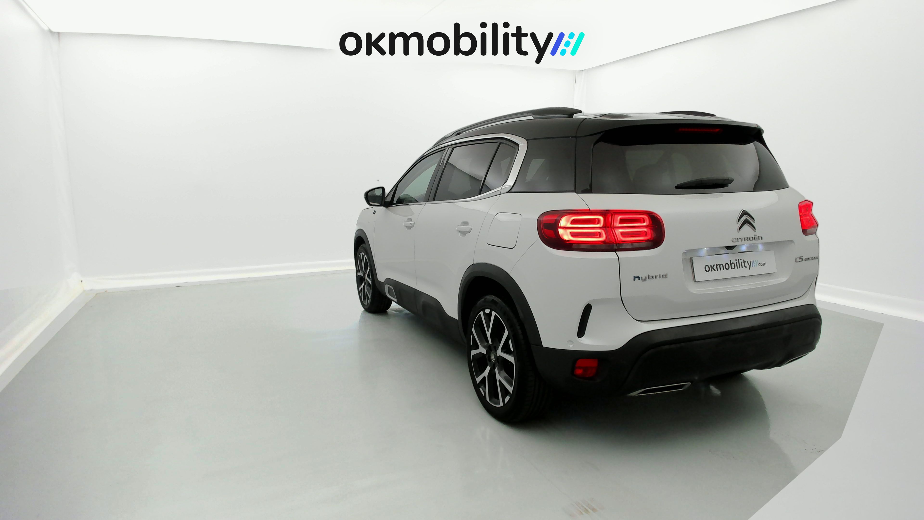 citroen c5 aircross shine 1.6 PURETECH HYBRID 225 E-EAT 2022 blanco nacarado / negro 9