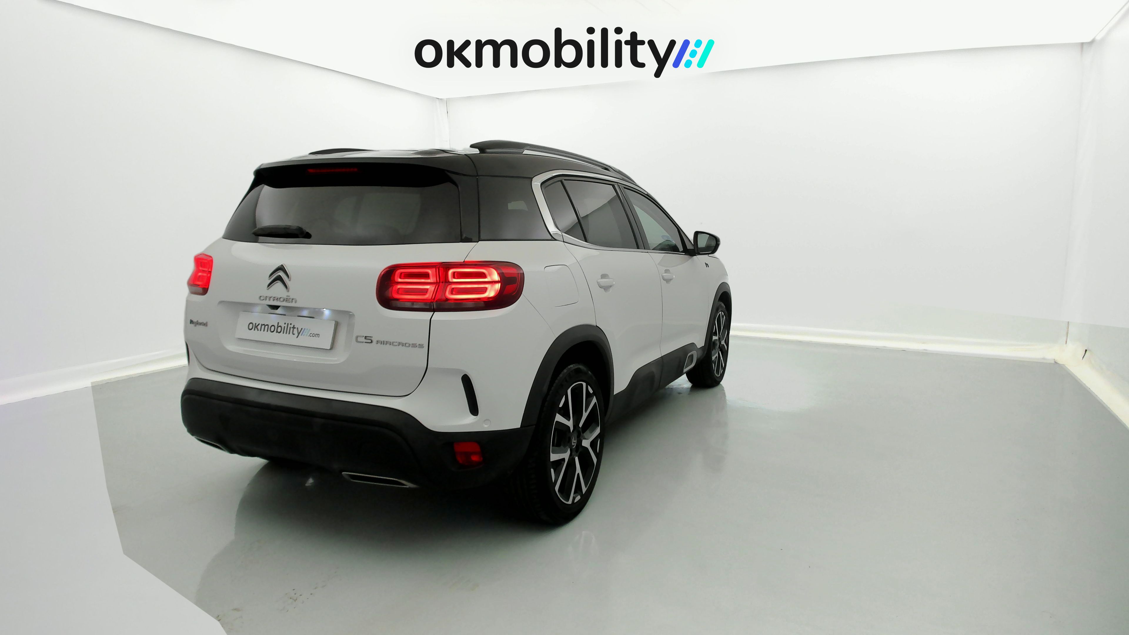 citroen c5 aircross shine 1.6 PURETECH HYBRID 225 E-EAT 2022 blanco nacarado / negro 11