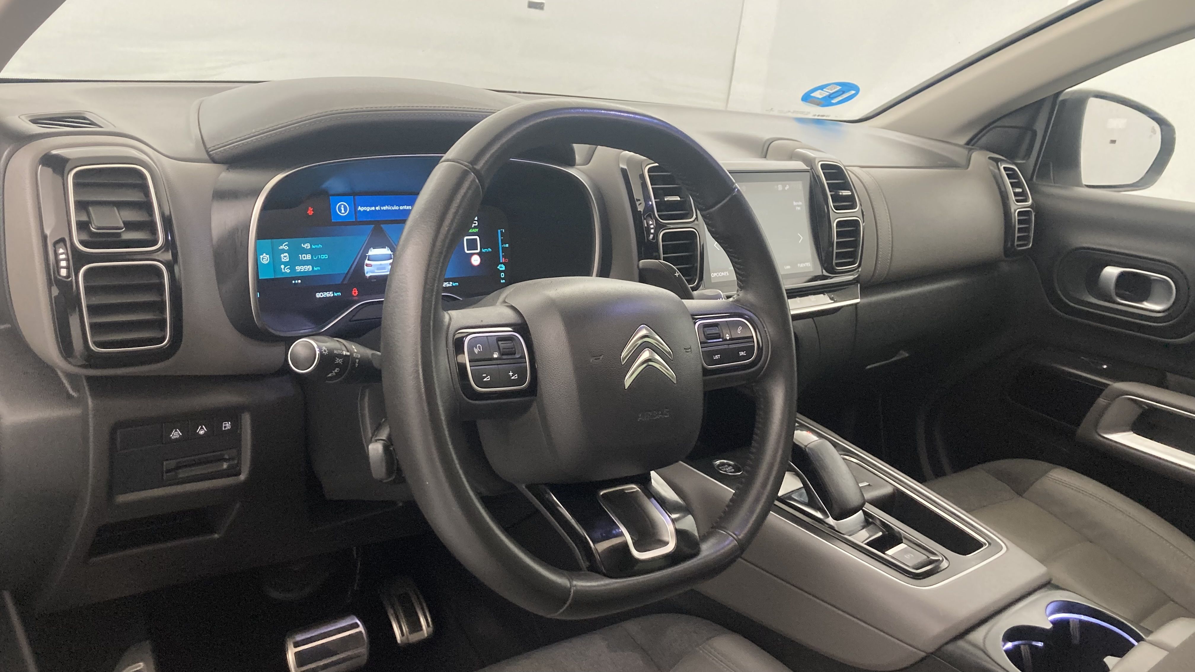 citroen c5 aircross shine 1.6 PURETECH HYBRID 225 E-EAT 2022 blanco nacarado / negro 18