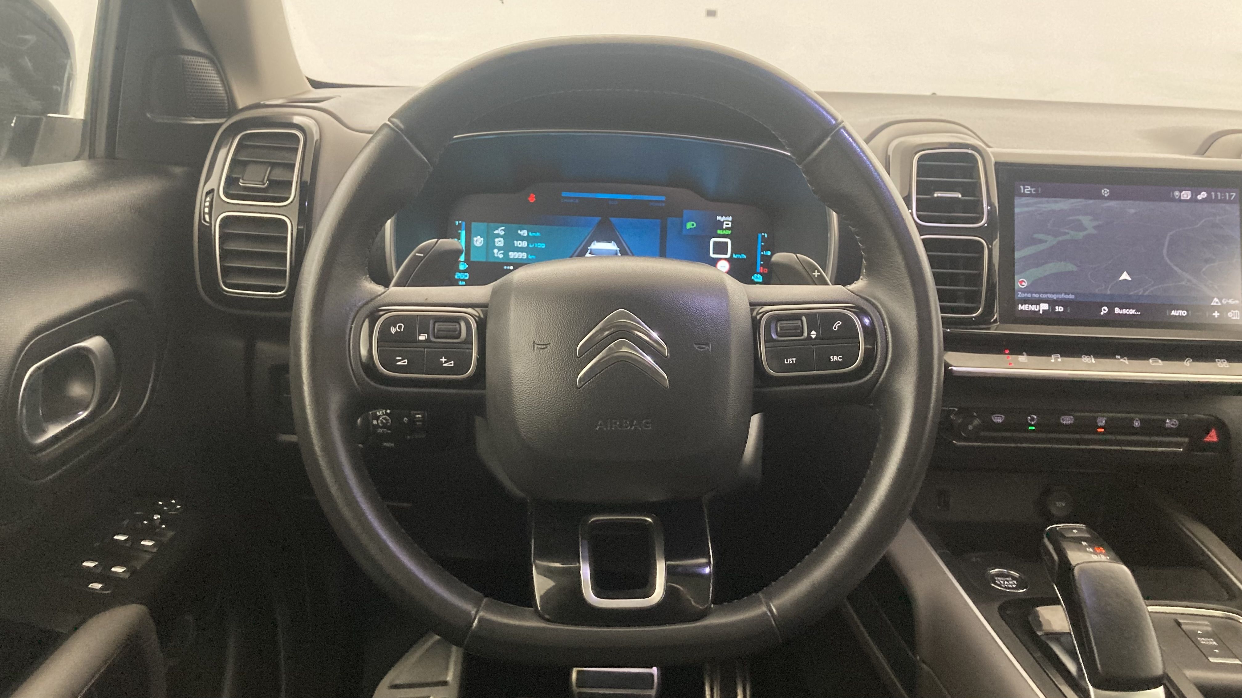 citroen c5 aircross shine 1.6 PURETECH HYBRID 225 E-EAT 2022 blanco nacarado / negro 20