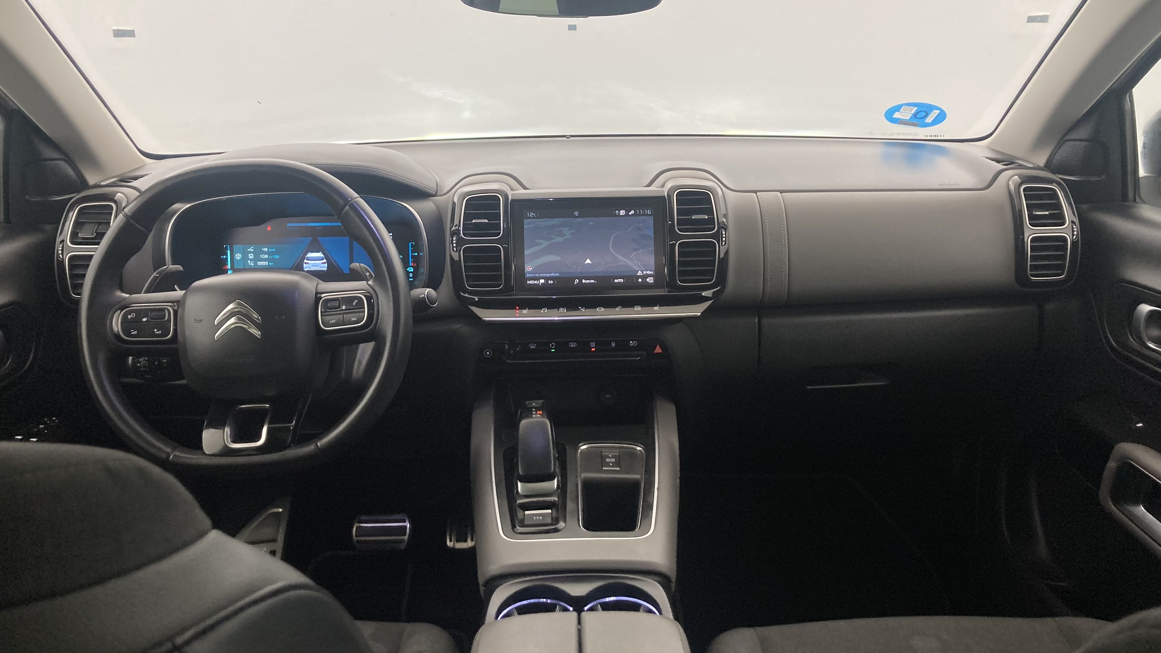 citroen c5 aircross shine 1.6 PURETECH HYBRID 225 E-EAT 2022 blanco nacarado / negro 29