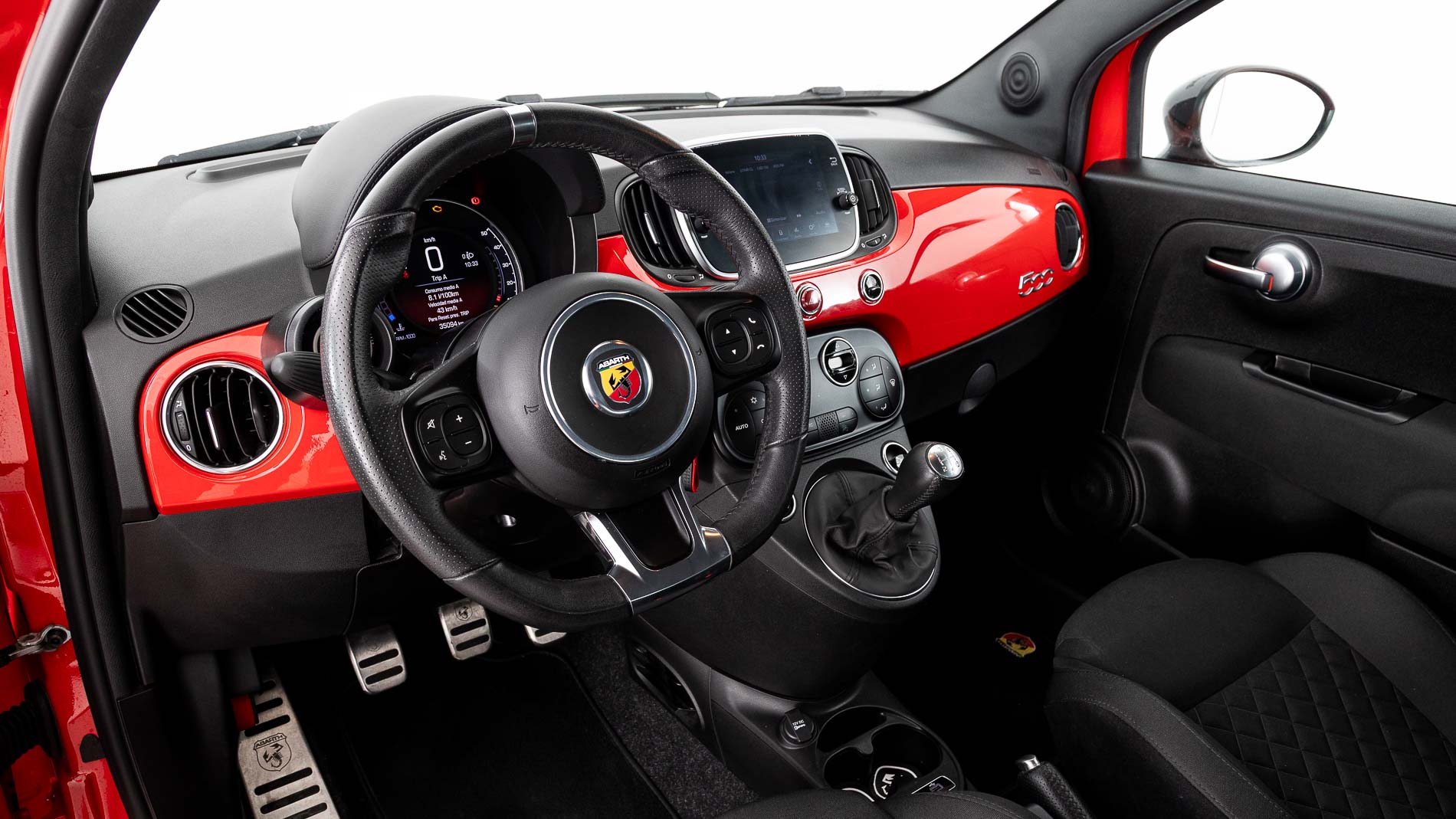 abarth 595 nv 1.4 T-JET 145 2021 rojo 14