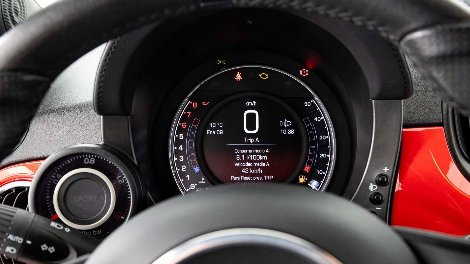 abarth 595 nv 1.4 T-JET 145 2021 rojo 21