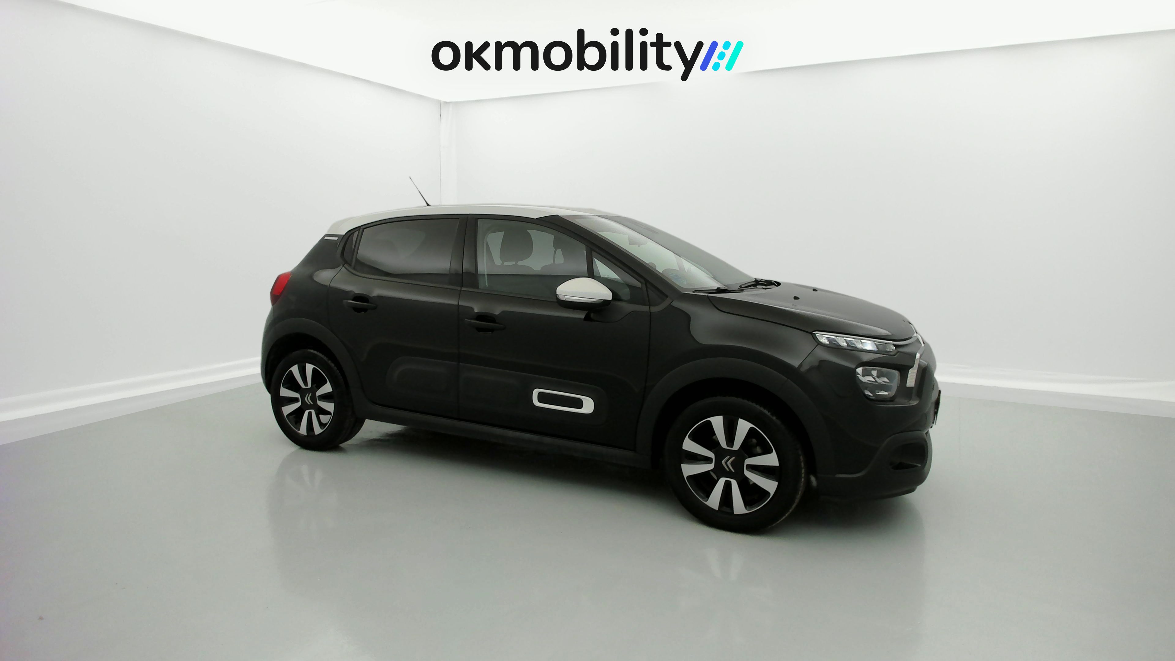 citroen c3 origin max 1.2 PURETECH 83 2024 negro perla nera / blanco 3