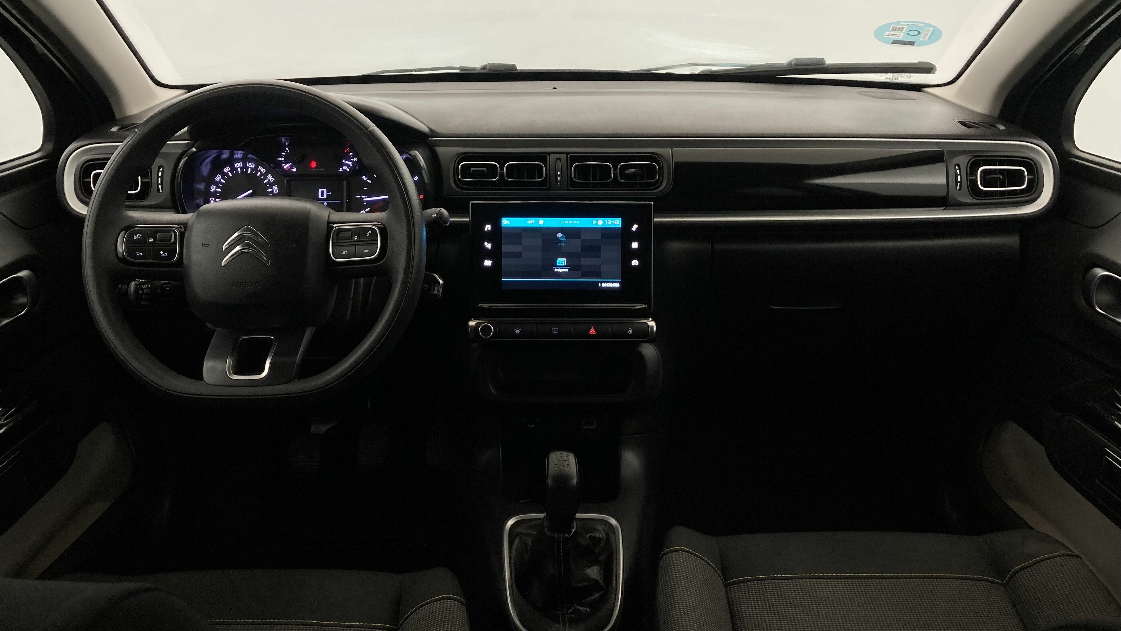 citroen c3 origin max 1.2 PURETECH 83 2024 gris platino / negro 15