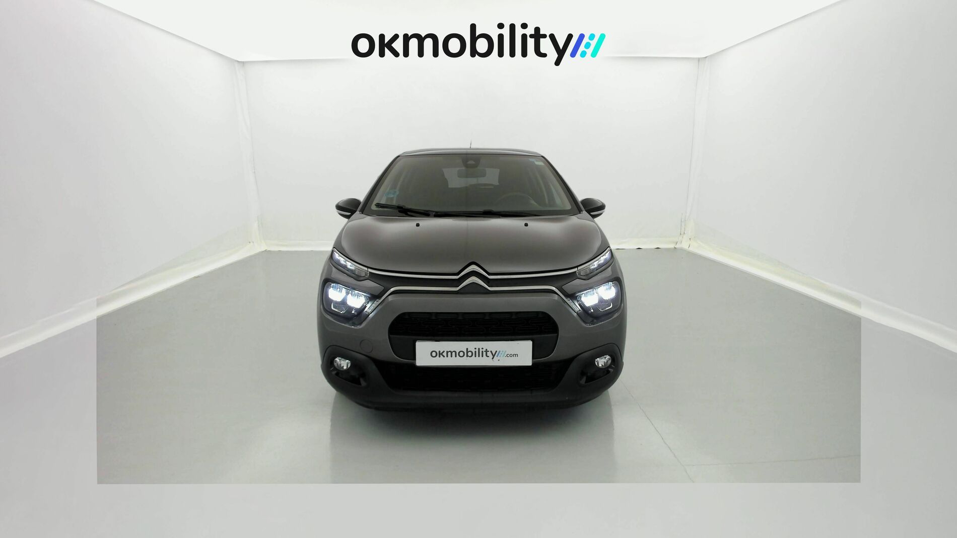 citroen c3 origin max 1.2 PURETECH 83 2024 gris platino / negro 3