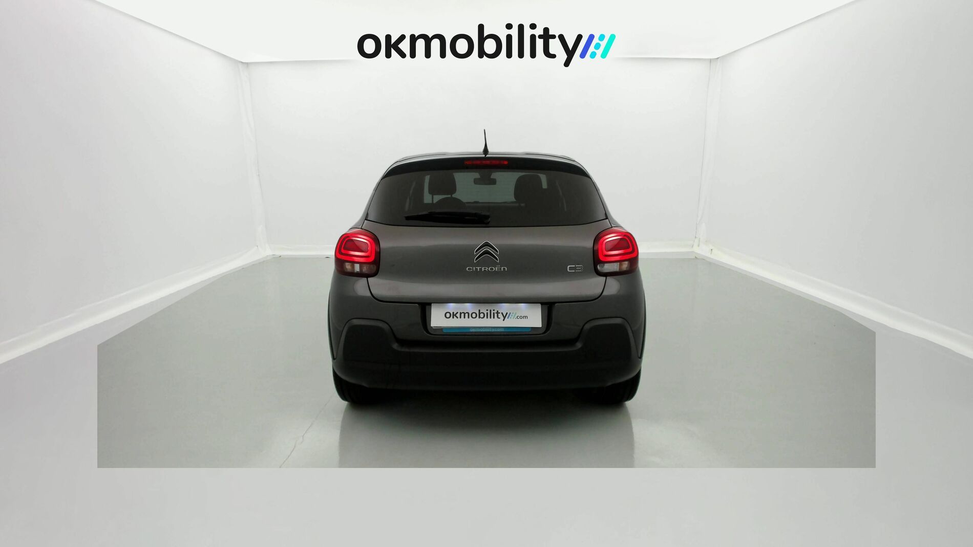 citroen c3 origin max 1.2 PURETECH 83 2024 gris platino / negro 9