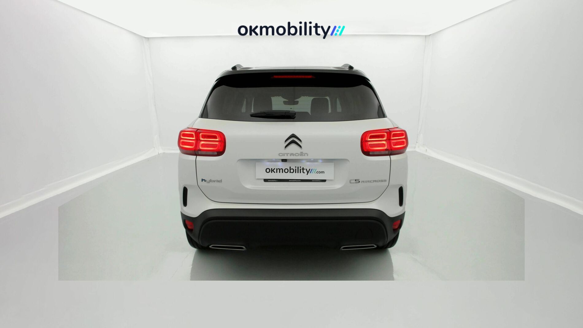 citroen c5 aircross shine 1.6 PURETECH HYBRID 225 E-EAT 2022 blanco nacarado / negro 9