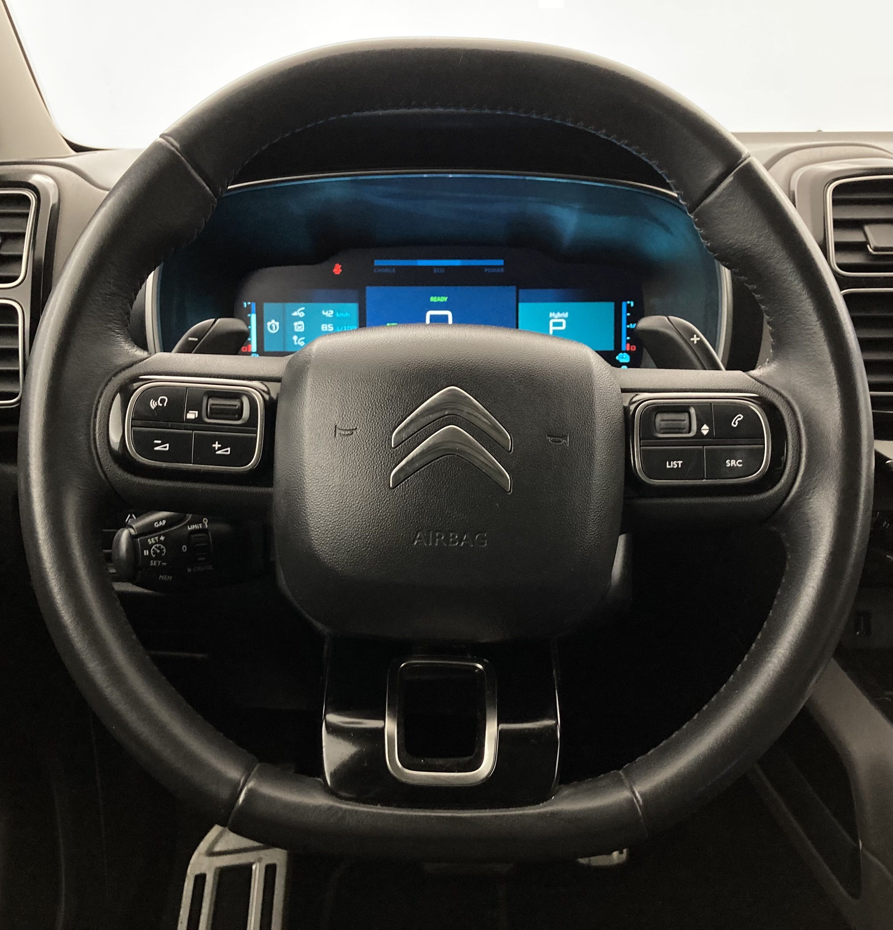 citroen c5 aircross shine 1.6 PURETECH HYBRID 225 E-EAT 2022 blanco nacarado / negro 19