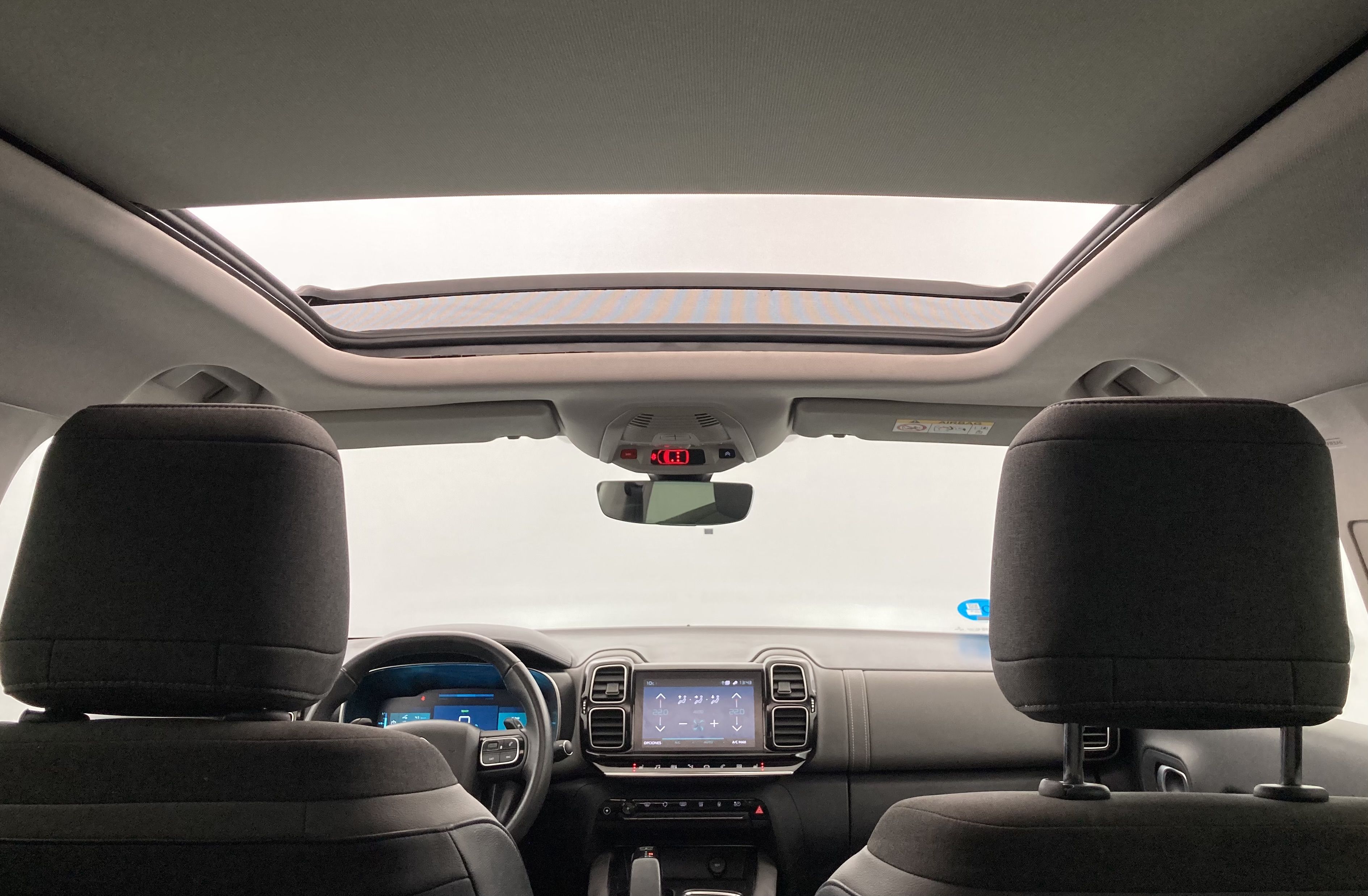 citroen c5 aircross shine 1.6 PURETECH HYBRID 225 E-EAT 2022 blanco nacarado / negro 24