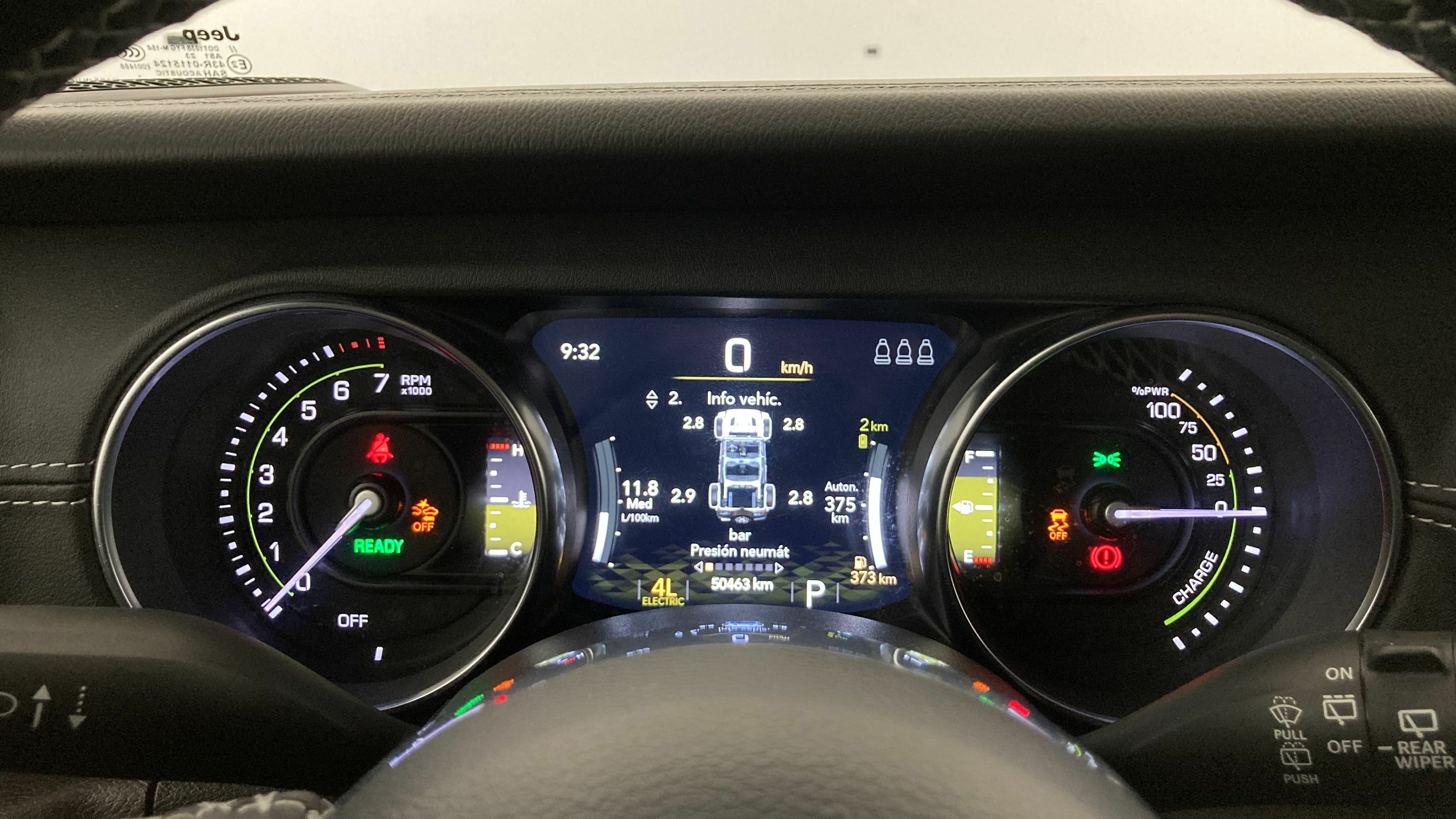 jeep wrangler sahara 2.0 PHEV 380 8ATX 2022 negro 18