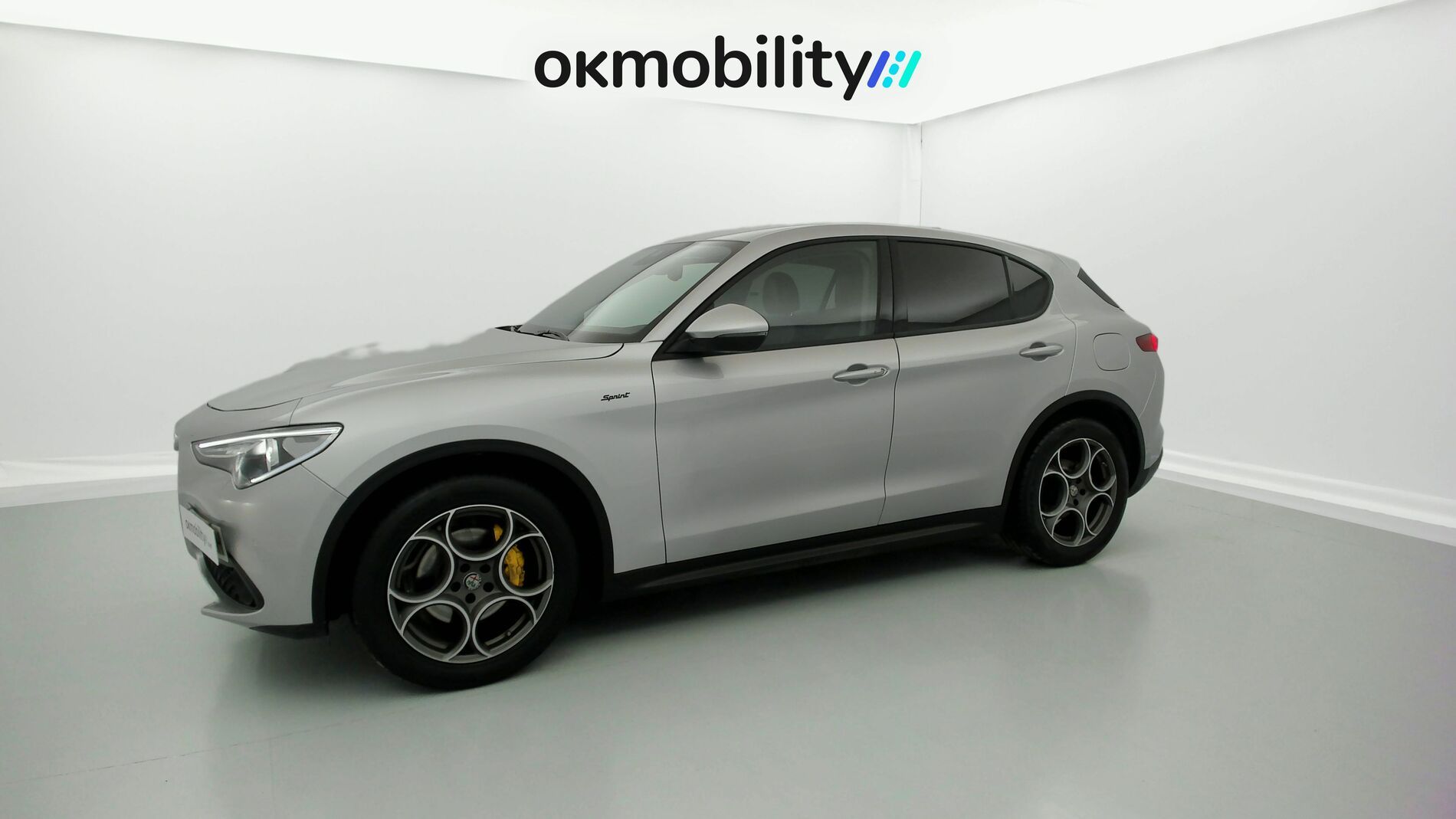 alfa romeo stelvio sprint 2.2 JTD 190 AWD CA 2022 silverstone grey 5