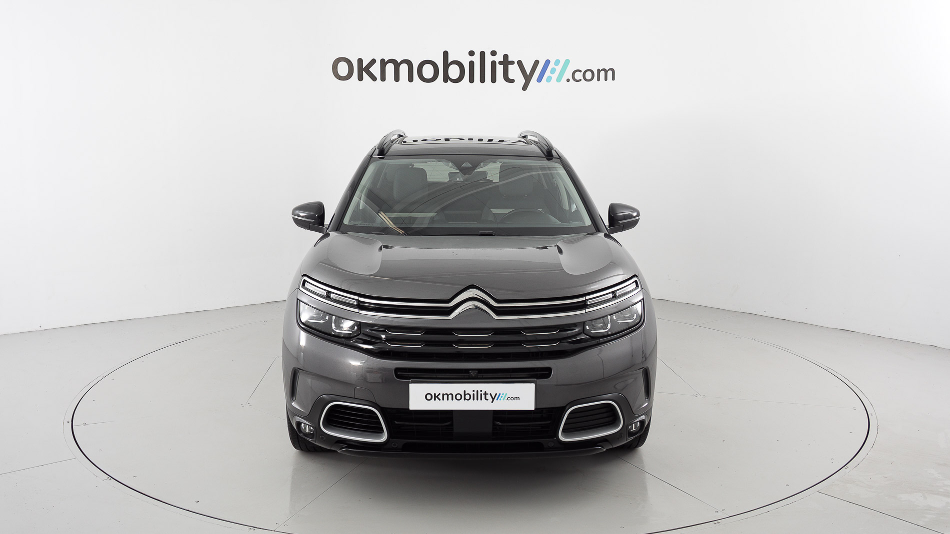 citroen c5 aircross shine 1.6 PURETECH HYBRID 225 E-EAT 2022 gris platino / negro 4