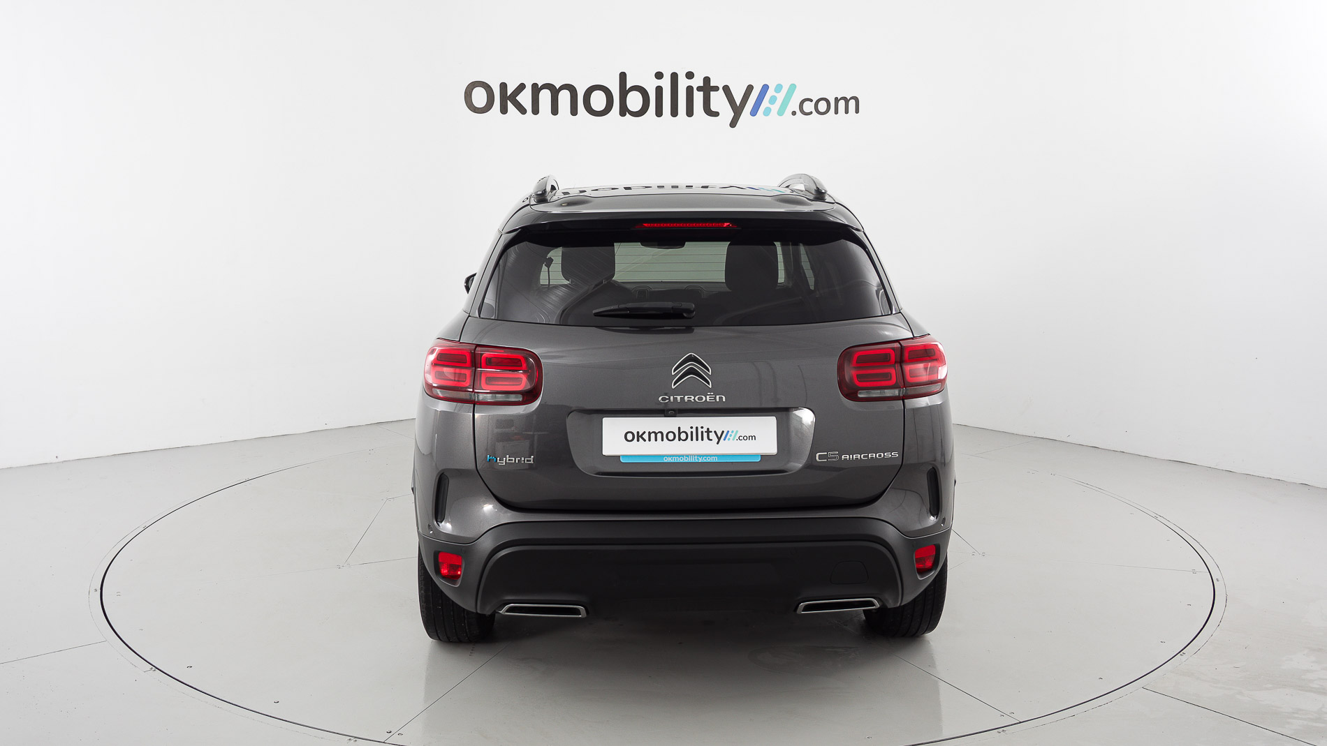 citroen c5 aircross shine 1.6 PURETECH HYBRID 225 E-EAT 2022 gris platino / negro 11