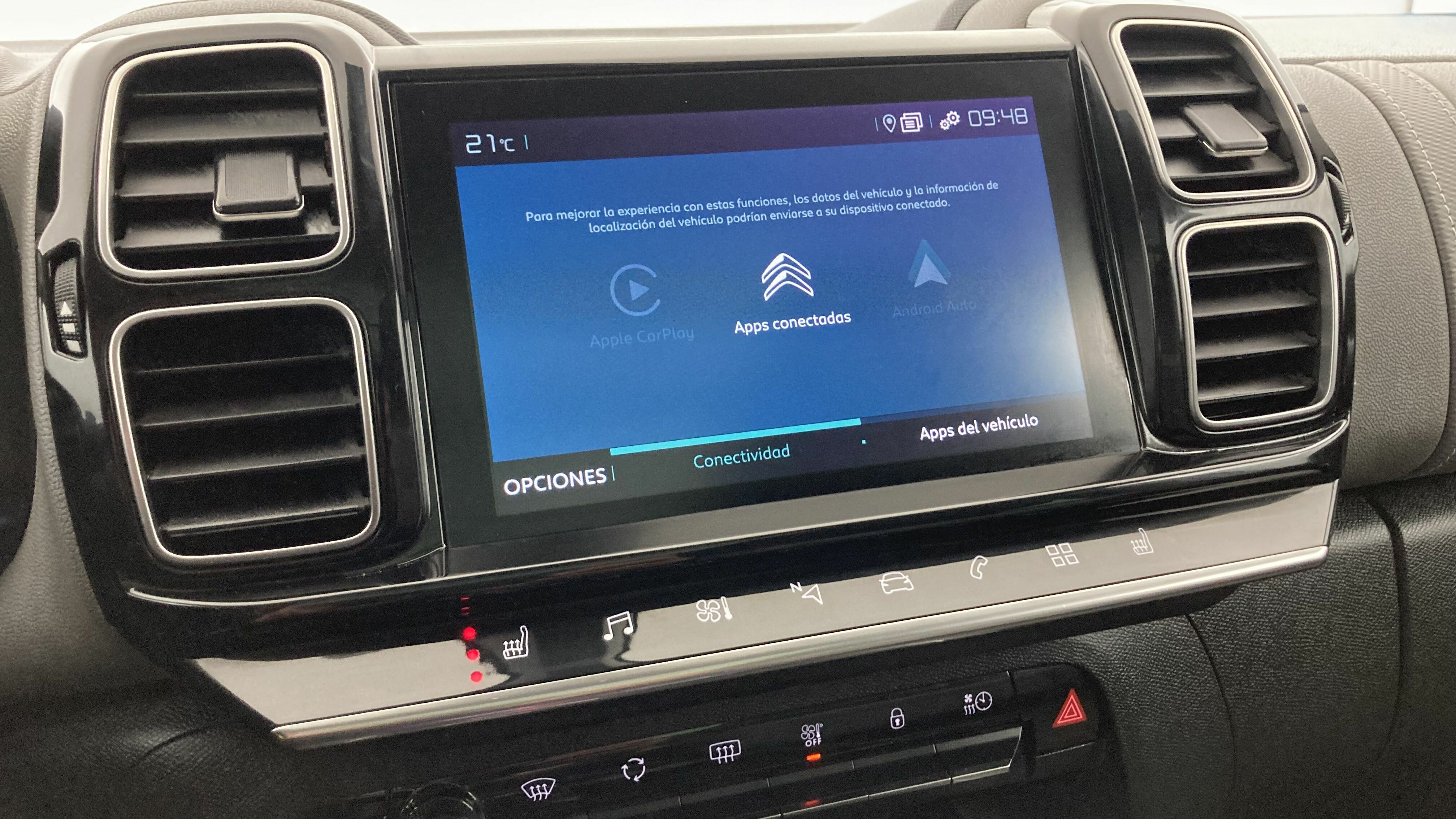 citroen c5 aircross shine 1.6 PURETECH HYBRID 225 E-EAT 2022 blanco nacarado / negro 16