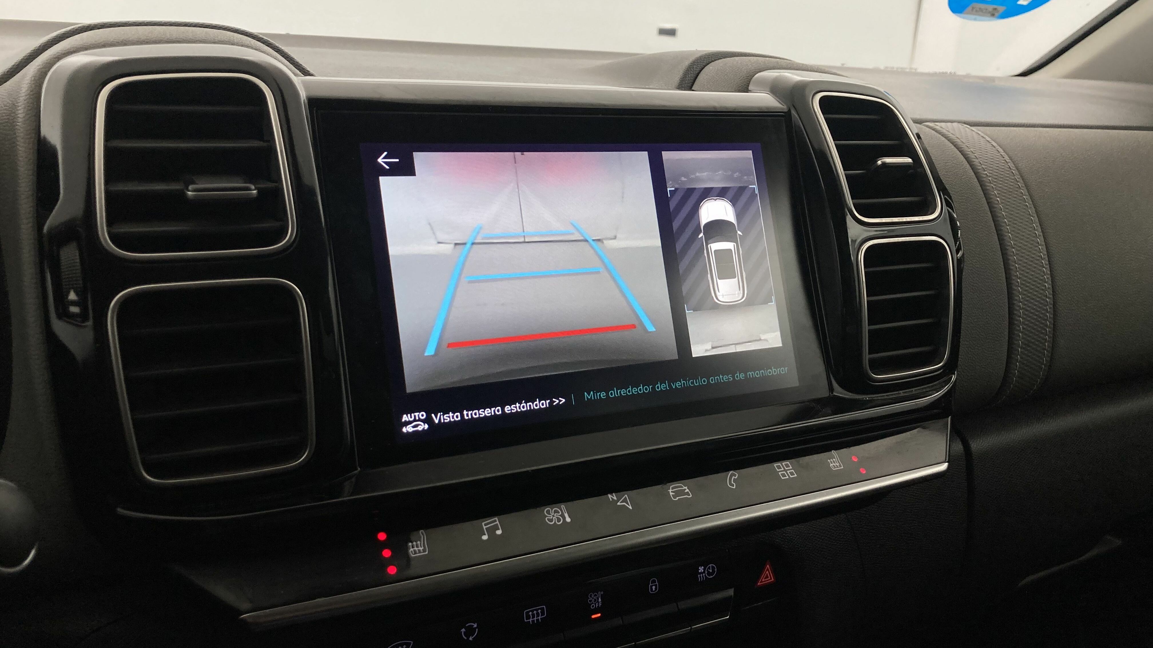 citroen c5 aircross shine 1.6 PURETECH HYBRID 225 E-EAT 2022 gris acier / negro 18