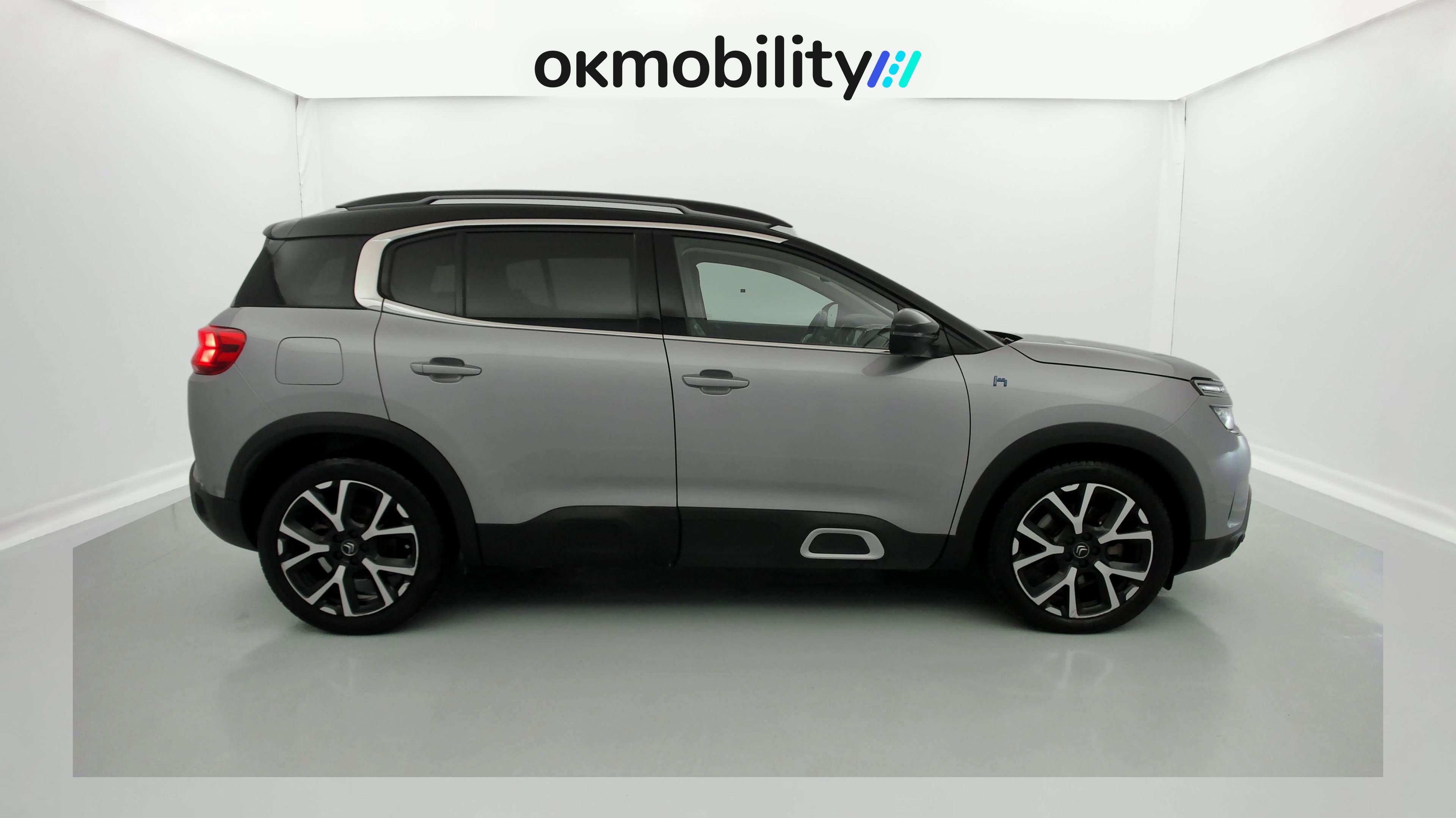 citroen c5 aircross shine 1.6 PURETECH HYBRID 225 E-EAT 2022 gris acier / negro 3