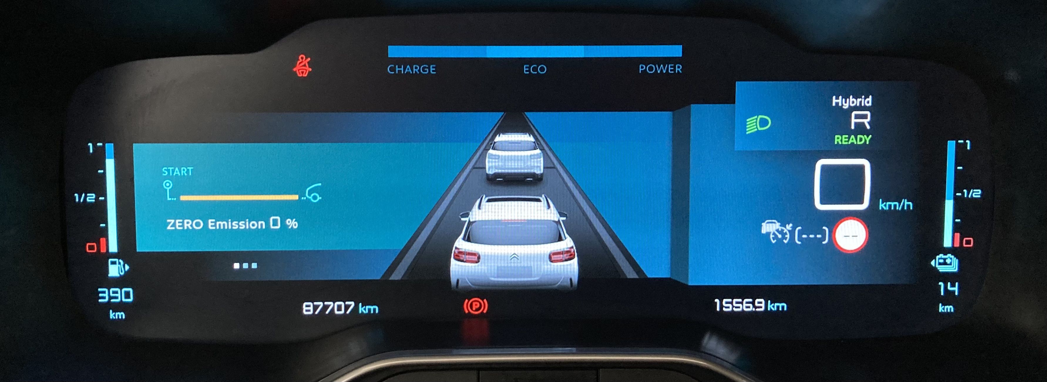 citroen c5 aircross shine 1.6 PURETECH HYBRID 225 E-EAT 2022 gris acier / negro 18